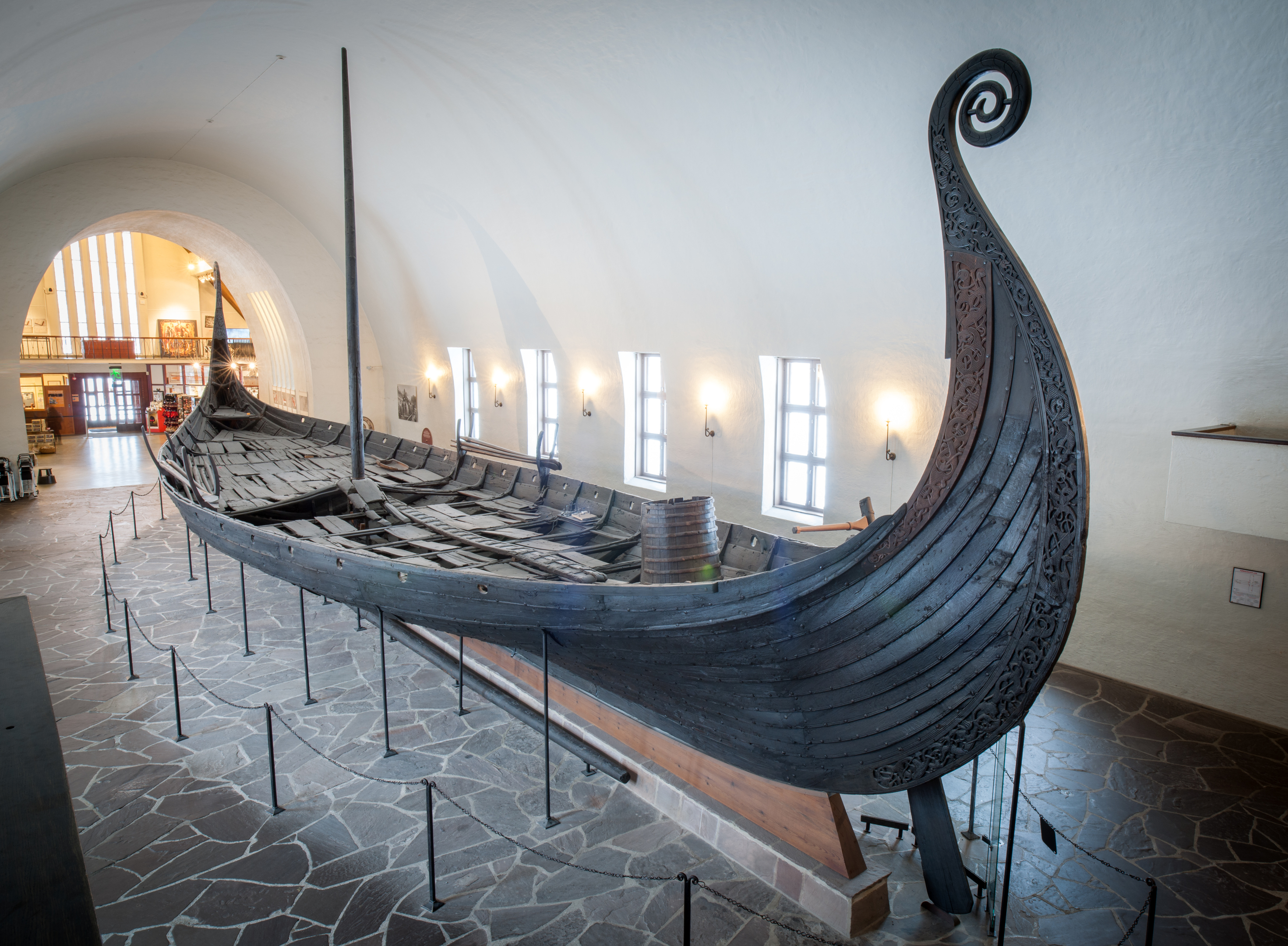 The Viking Ship Oseberg, Viking Ship Museum in Oslo, Norway