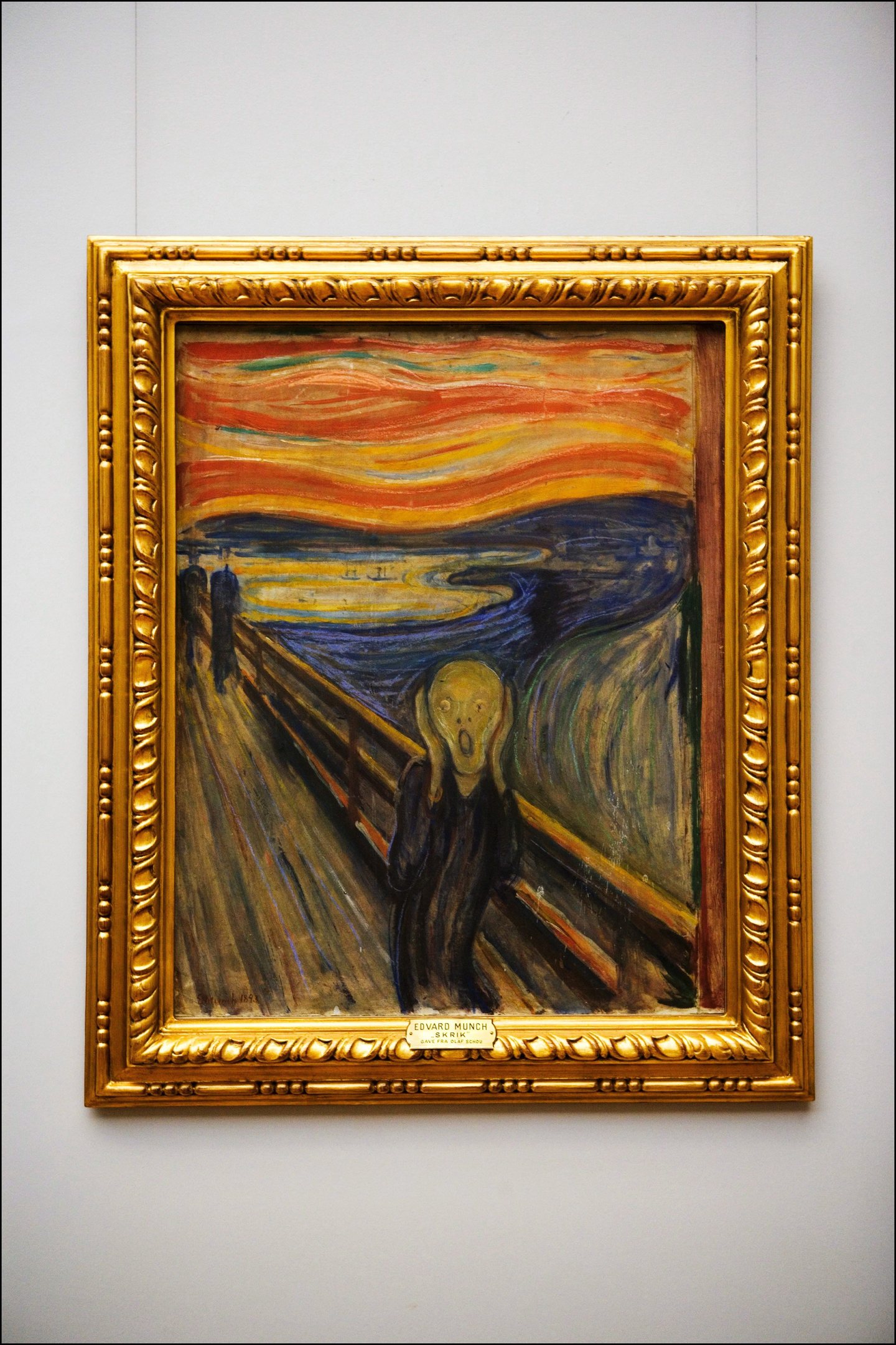 The Cry by Munch, Fine Art museum in Oslo, Norway (Maurice Rougemont/Gamma-Rapho via Getty Images)