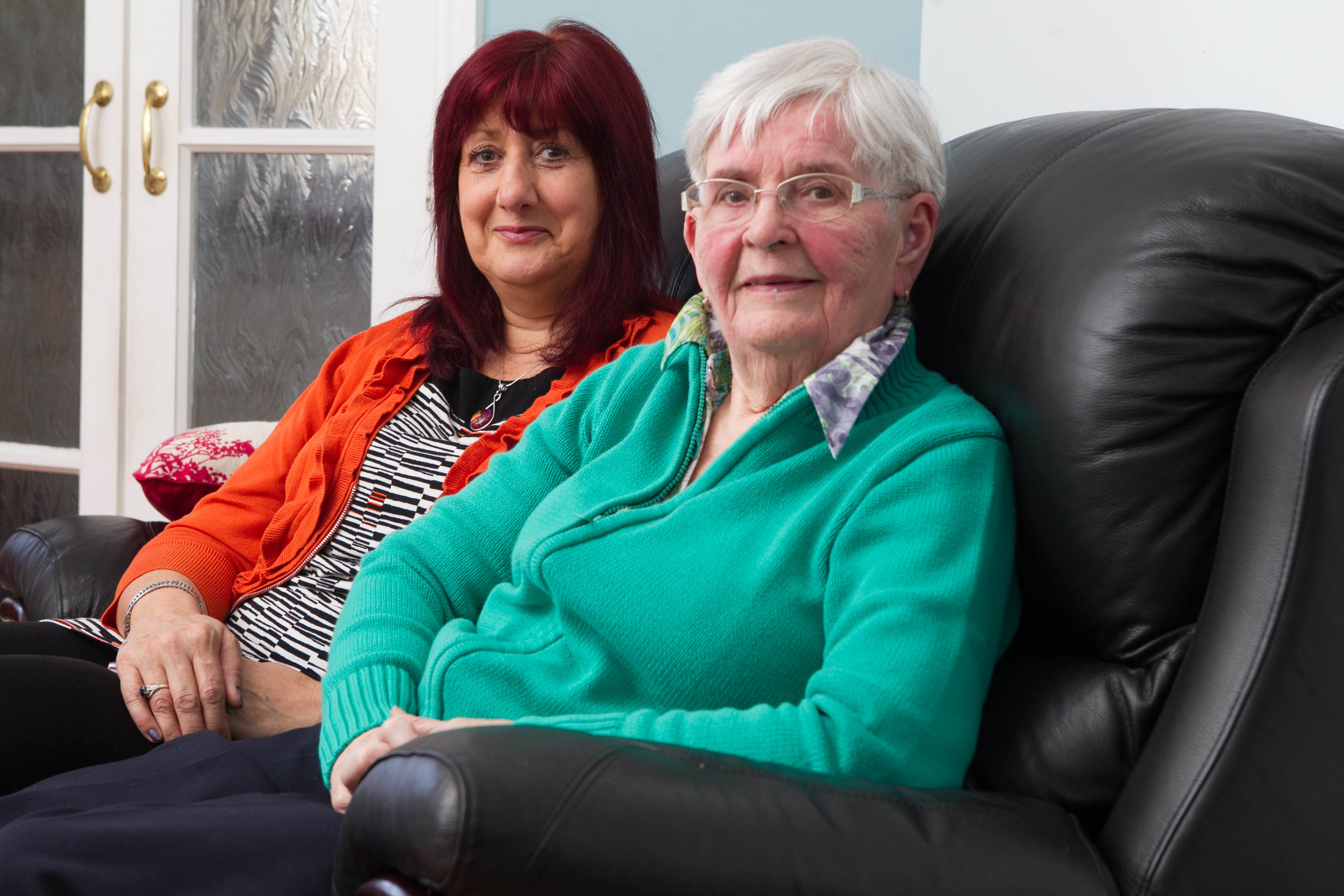 Julie Petit (volunteer) and Jemima Taylor who uses the befriending service (C Austin/ DC Thomson)