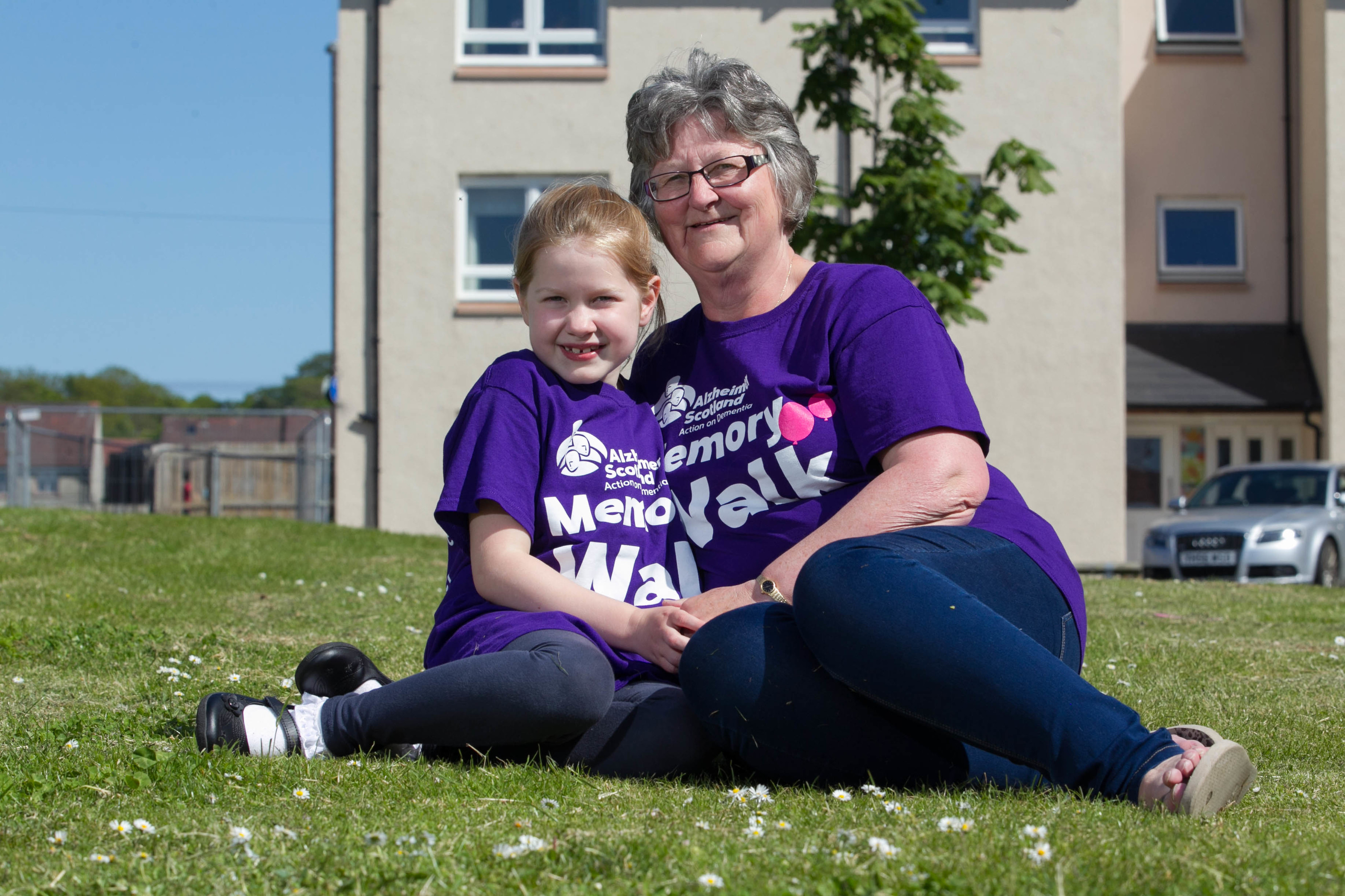 Josie Wallace and granddaughter Ruby are doing the Memory Walk in September (C Austin/Sunday Post)