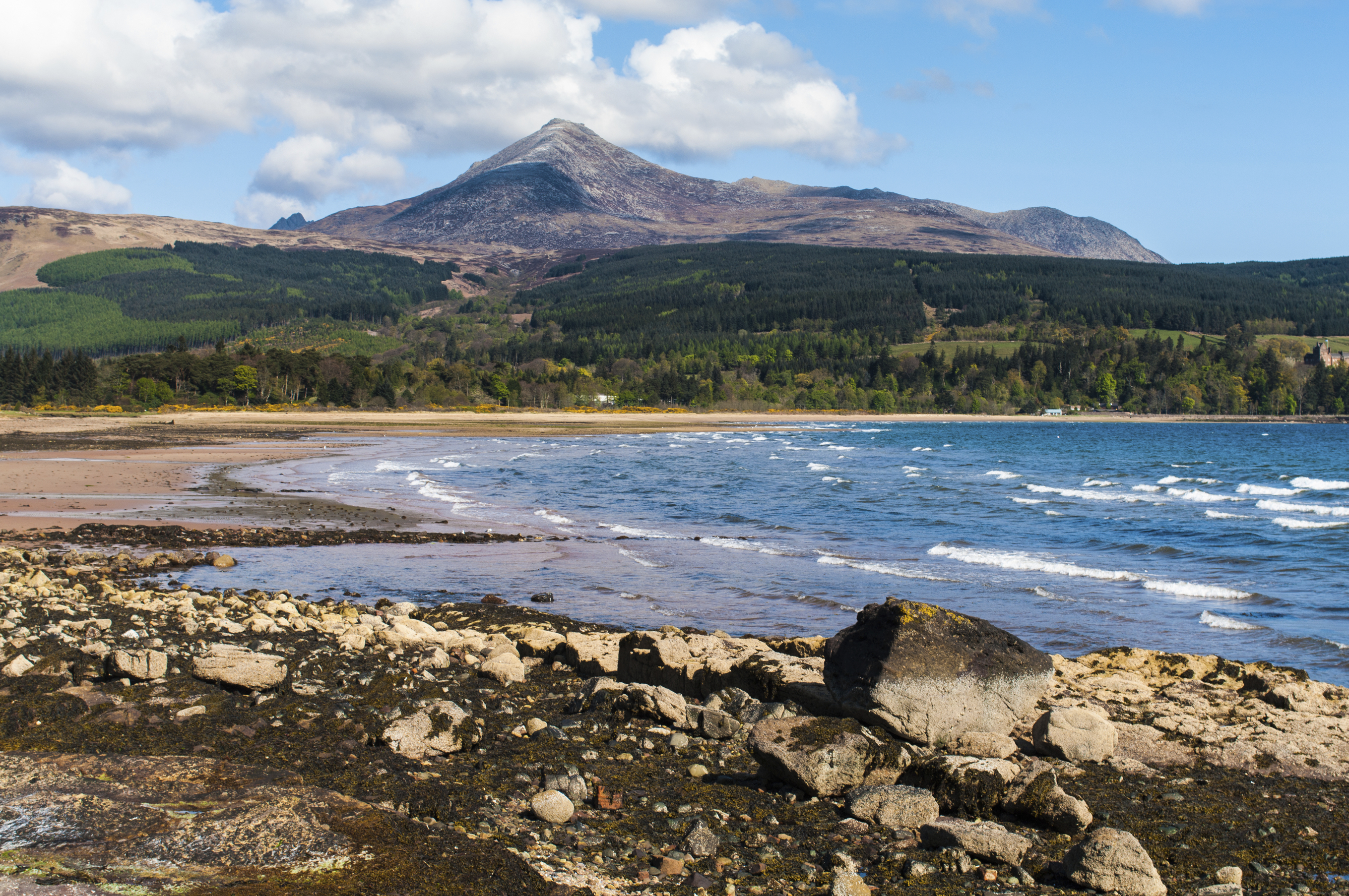 Brodick Bay and Goatfell on the Isle of Arran, Scotland (S.R.Miller/Getty)