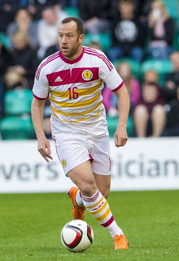 Charlie Adam in action for Scotland (SNS Group)