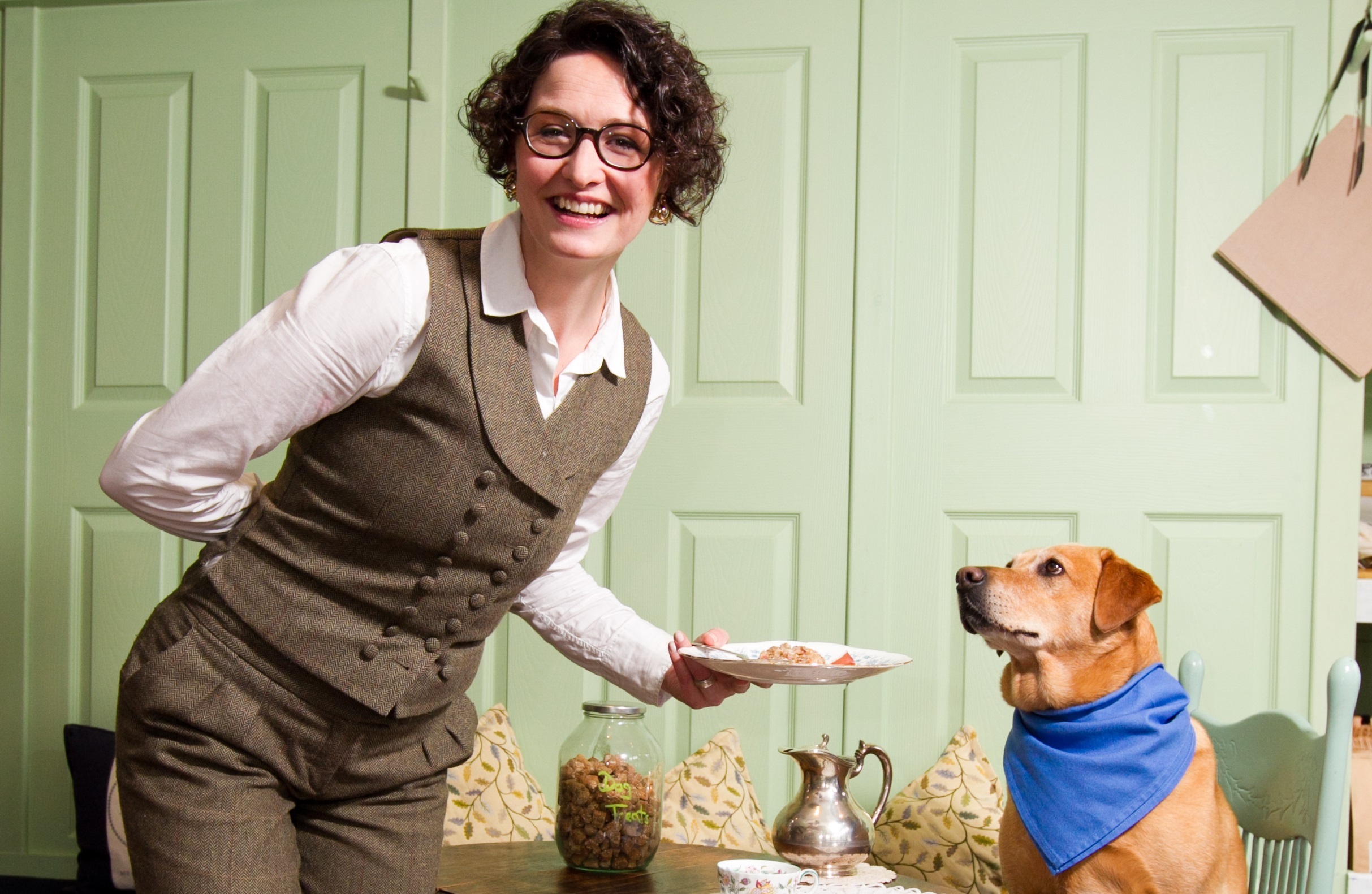 Anne Schaeflein and her dog Lana (Andrew Cawley / DC Thomson)