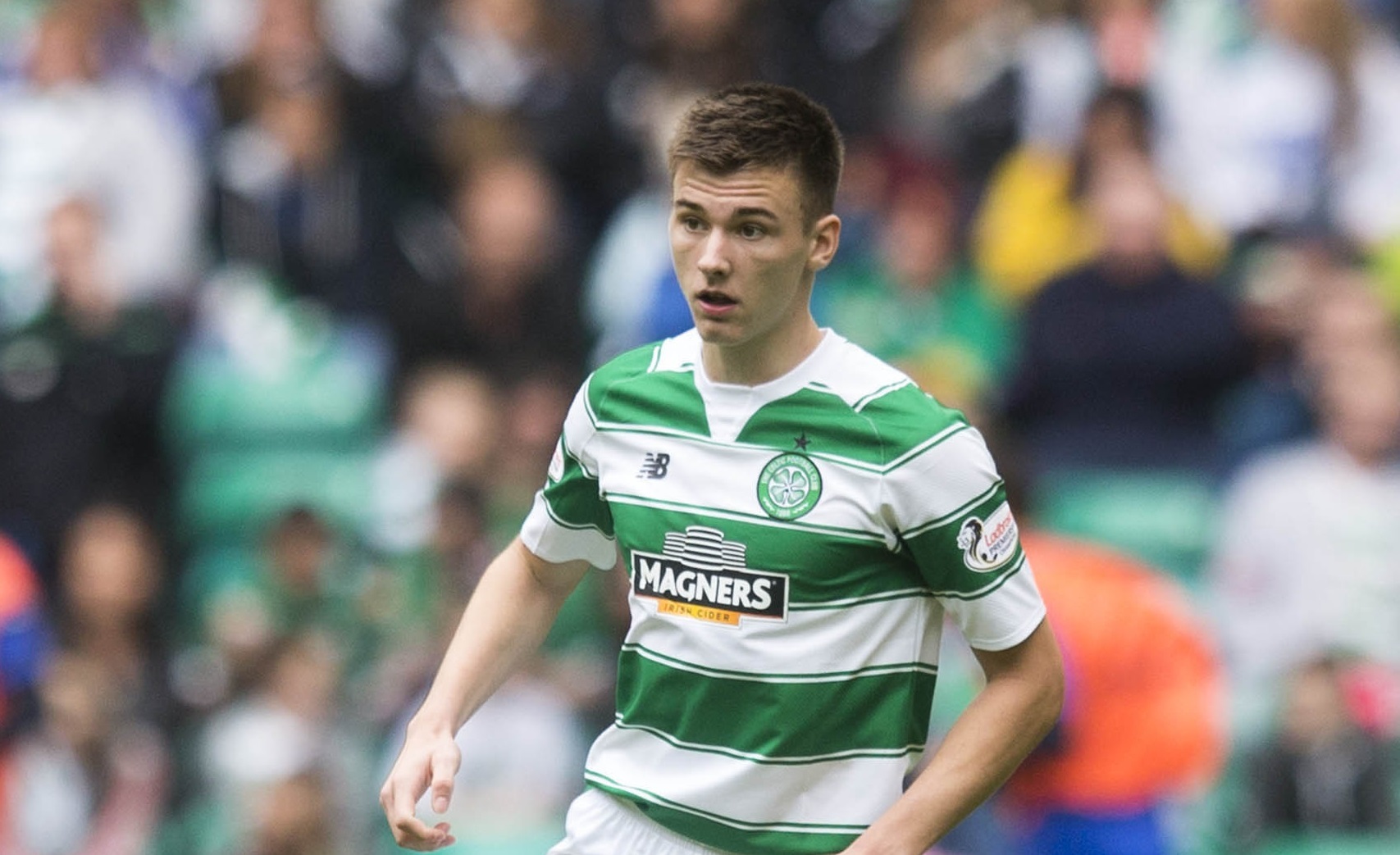 Celtic's Kieran Tierney (Jeff Holmes/PA Wire)