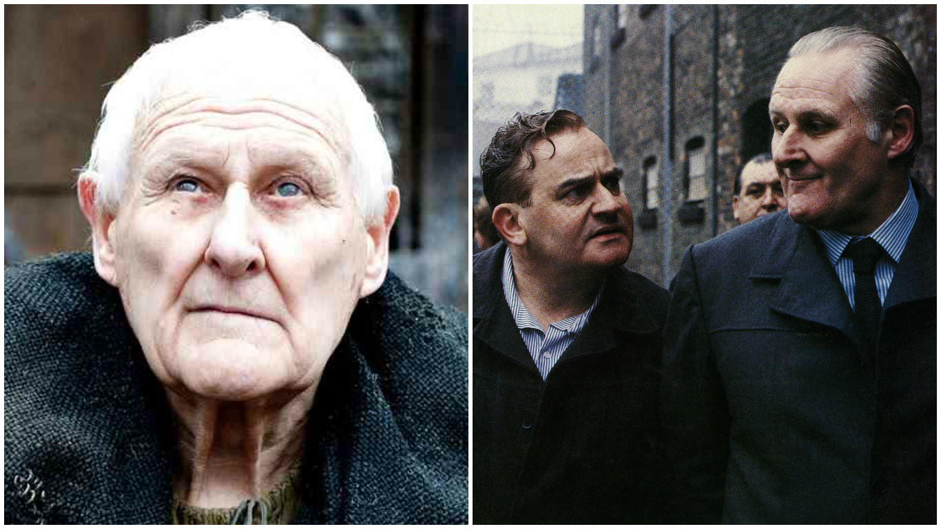 Peter Vaughan in Game of Thrones (left) and with Ronnie Barker in Porridge (Moviestore/REX/Shutterstock)