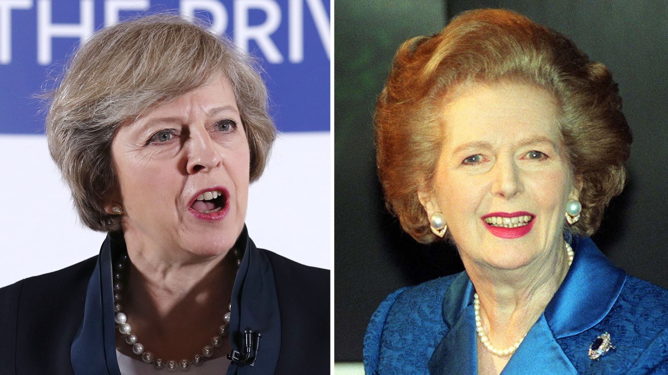 Theresa May and Margaret Thatcher compared (Chris Radburn/PA Wire)