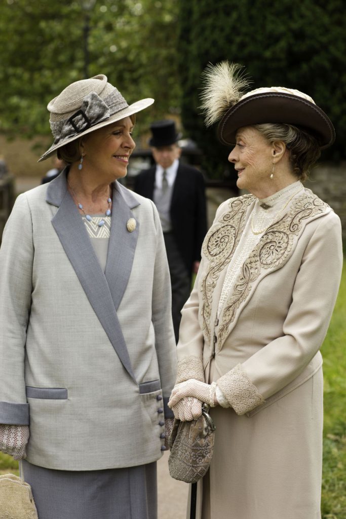 Penelope Wilton and Maggie Smith in Downton Abbe (Nick Briggs/Carnival Film &; Television Limited 2015 for MASTERPIECE via AP)