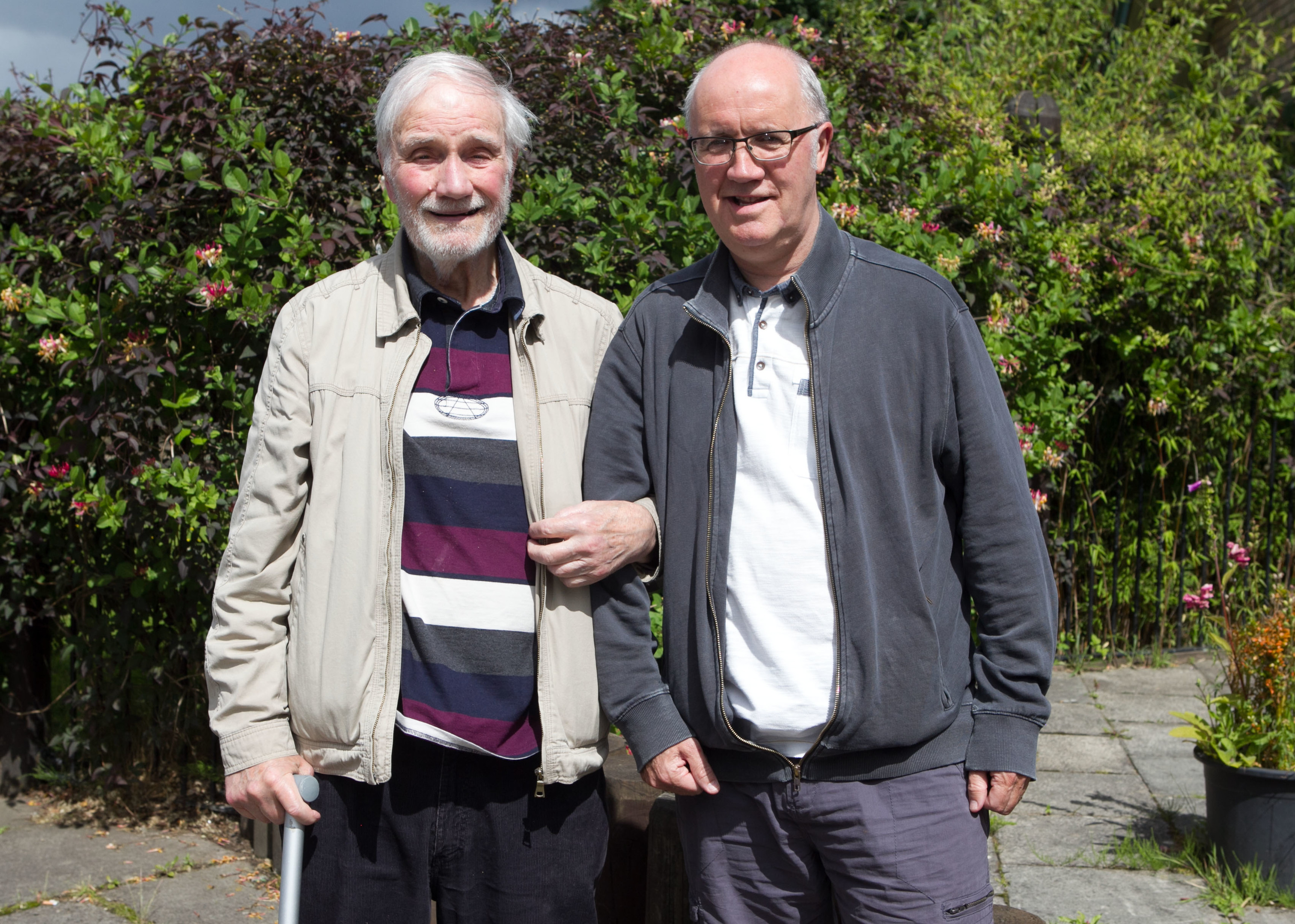 Ian Pollock(left) and son Bobby (Chris Austin / DC Thomson)