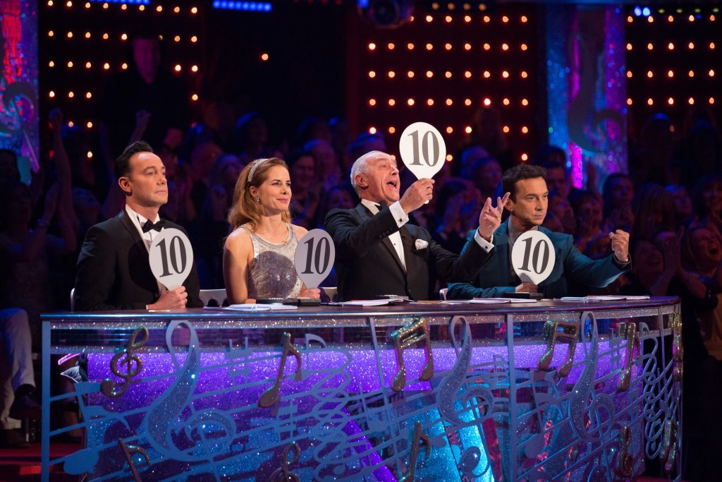 The Strictly panel (BBC / Guy Levy)