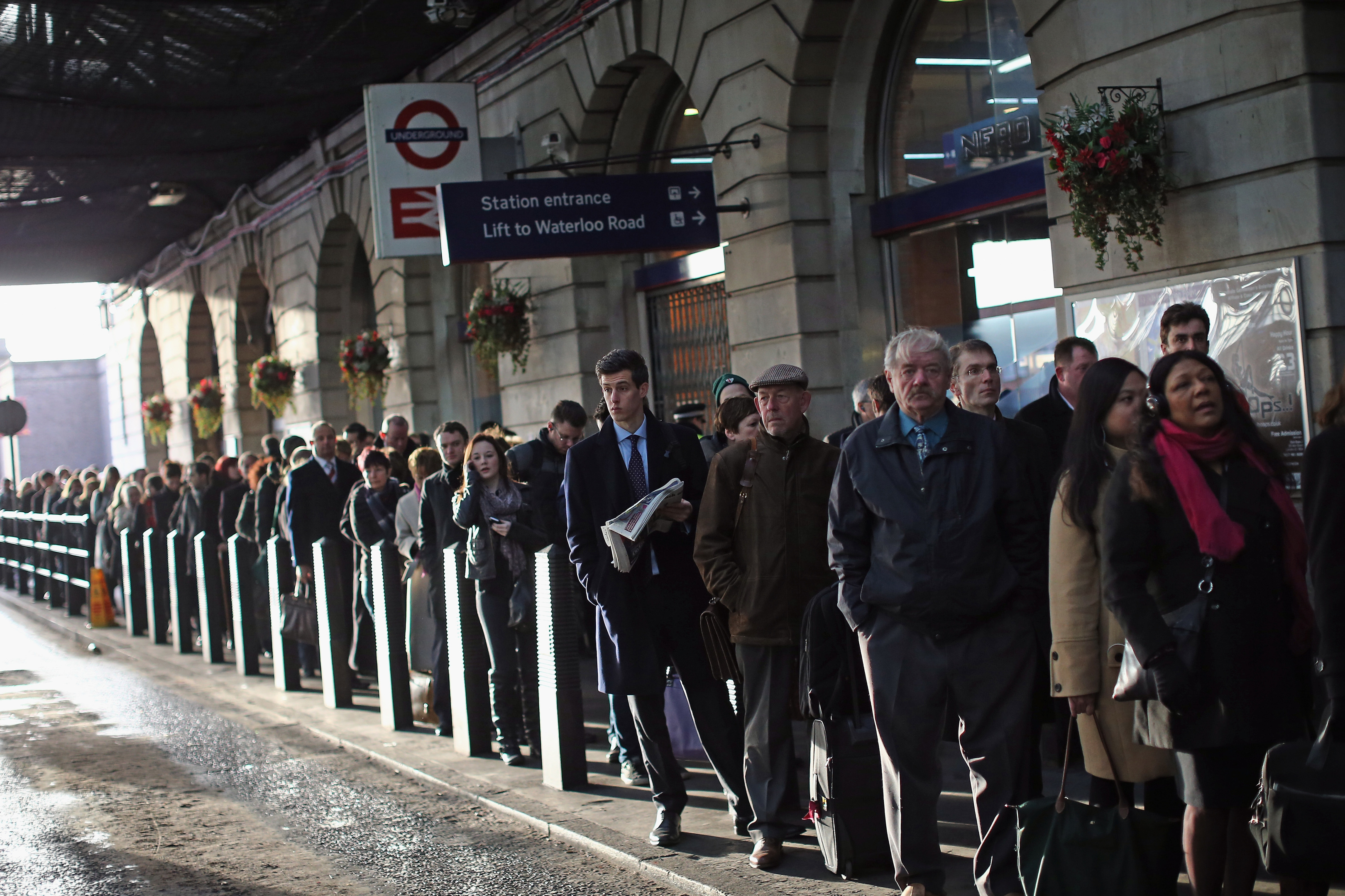 Commuters in London (Dan Kitwood/Getty Images)