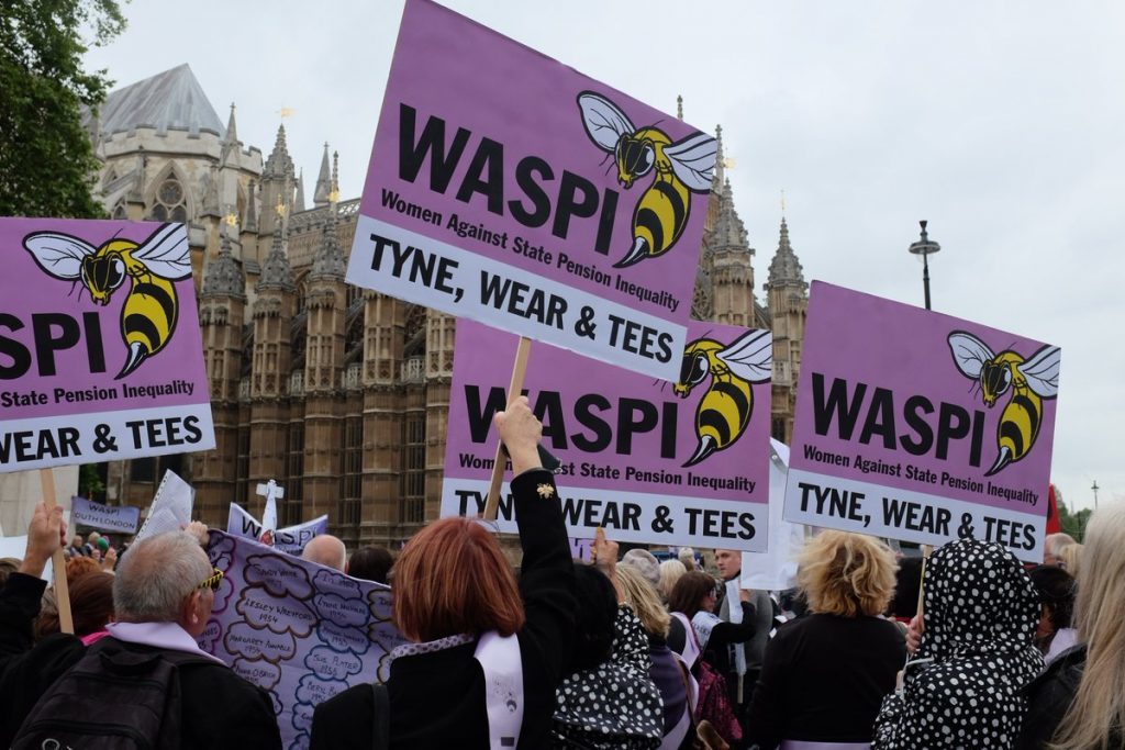 WASPI protesters
