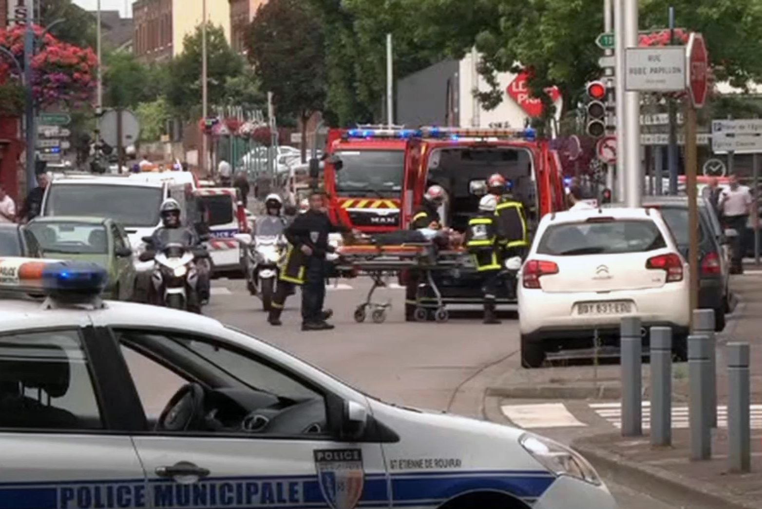 French hostage situation aftermath (BFM via AP)