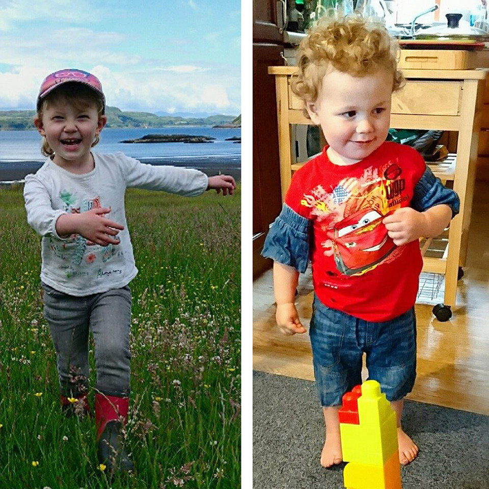 Leia and Seth McCorrisken, who have been named as the brother and sister who died when the car they were travelling in plunged into a remote Scottish loch (Police Scotland/PA)