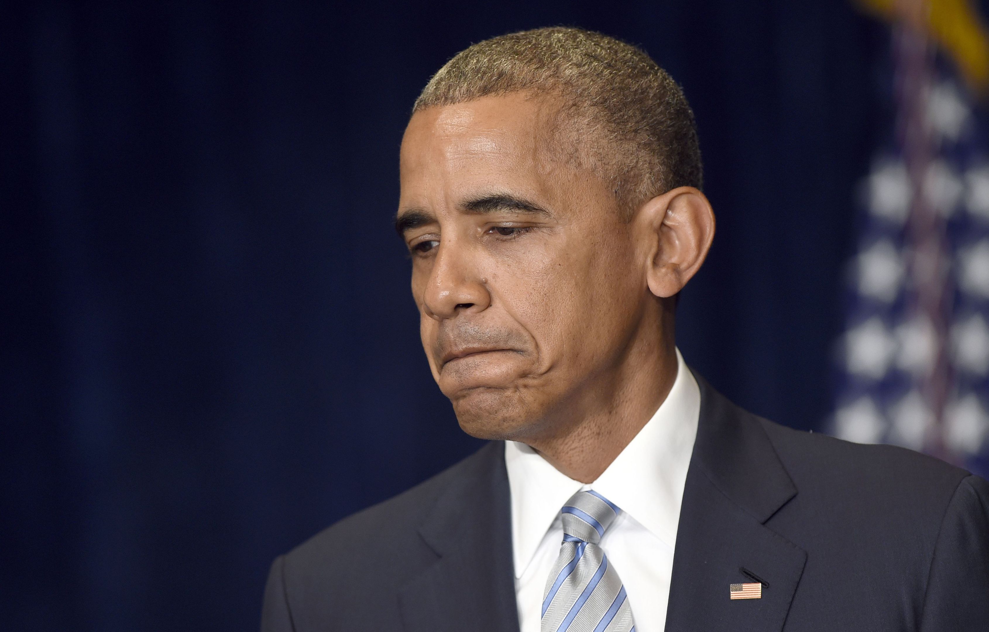 Barack Obama delivers statement on Dallas Police Shootings (AP Photo/Susan Walsh)