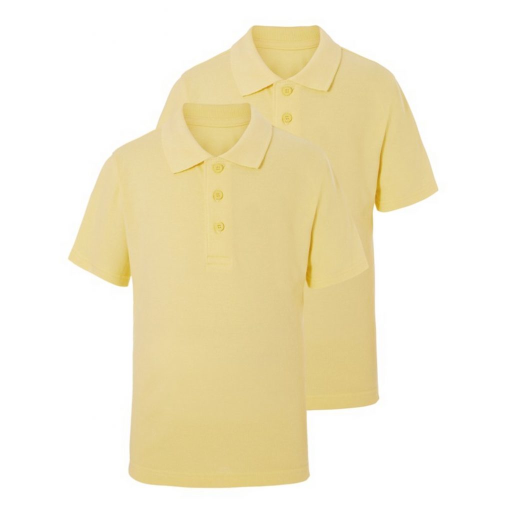 Polo shirts, two-pack from £2.50