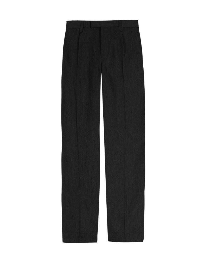 Pleat-front trousers, £9
