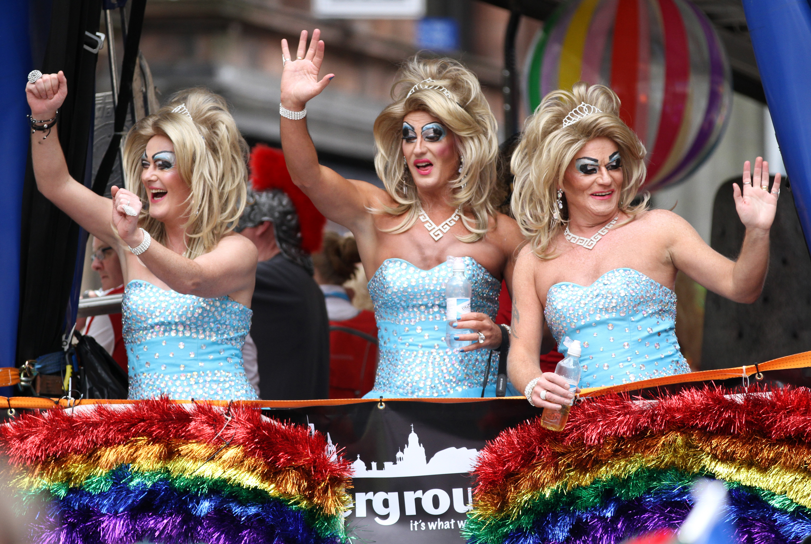 A Glasgow Pride march in 2013 (Andrew Cawley/DC Thomson)