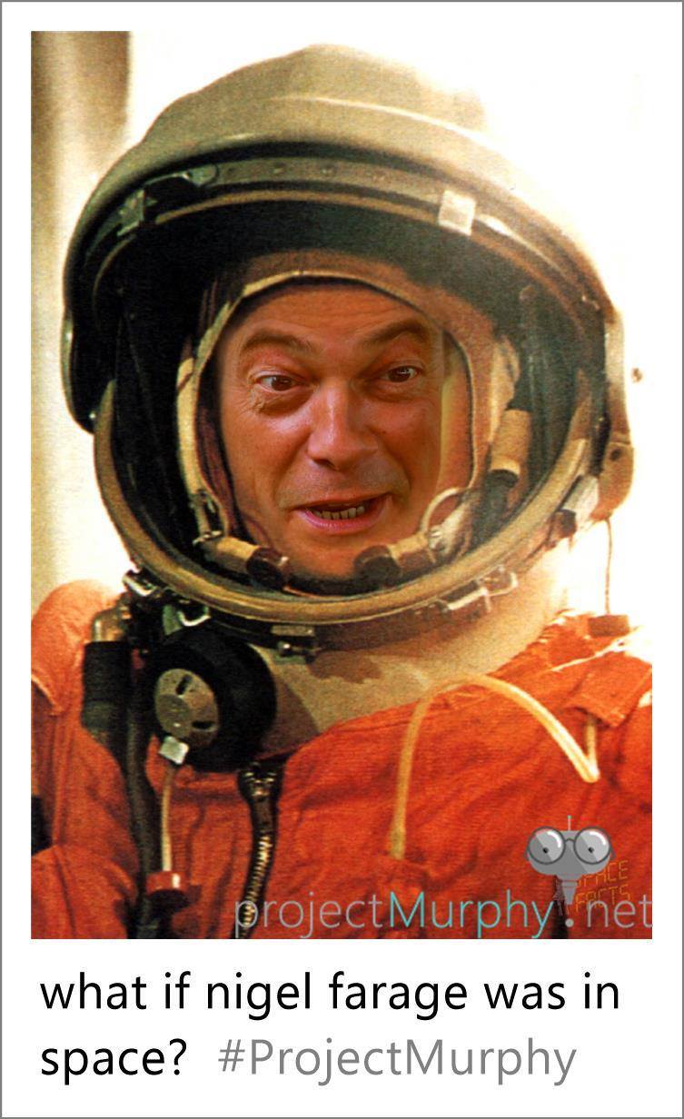 Nigel Farage in space
