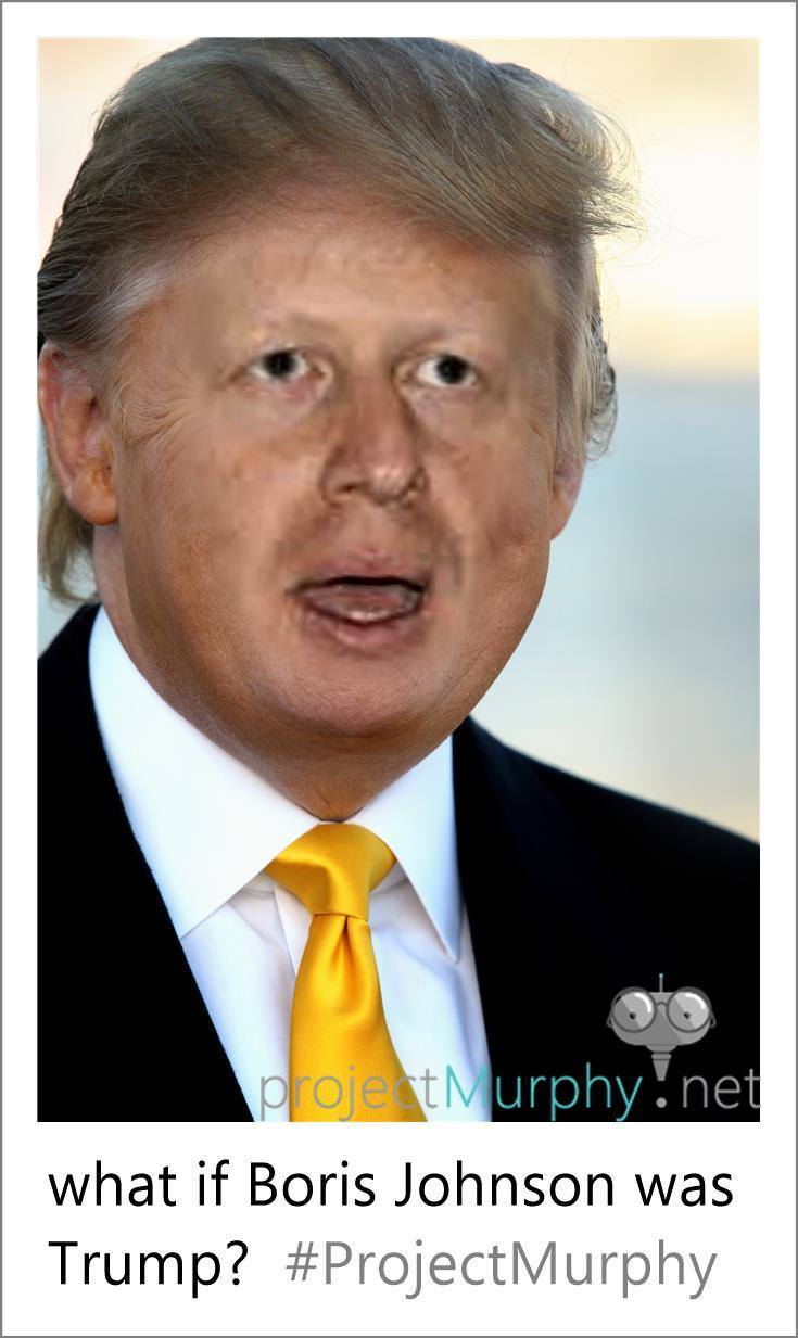 Boris Johnson as Donald Trump
