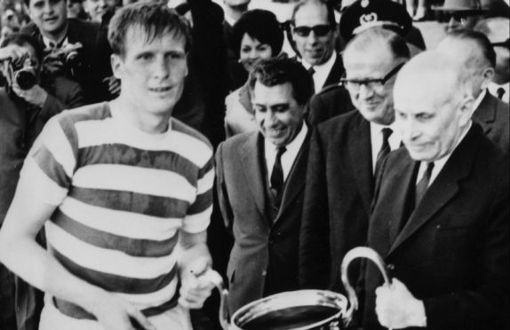 Billy McNeill led Celtic's Lisbon Lions to an incredible season in 1967( Central Press/Getty Images)