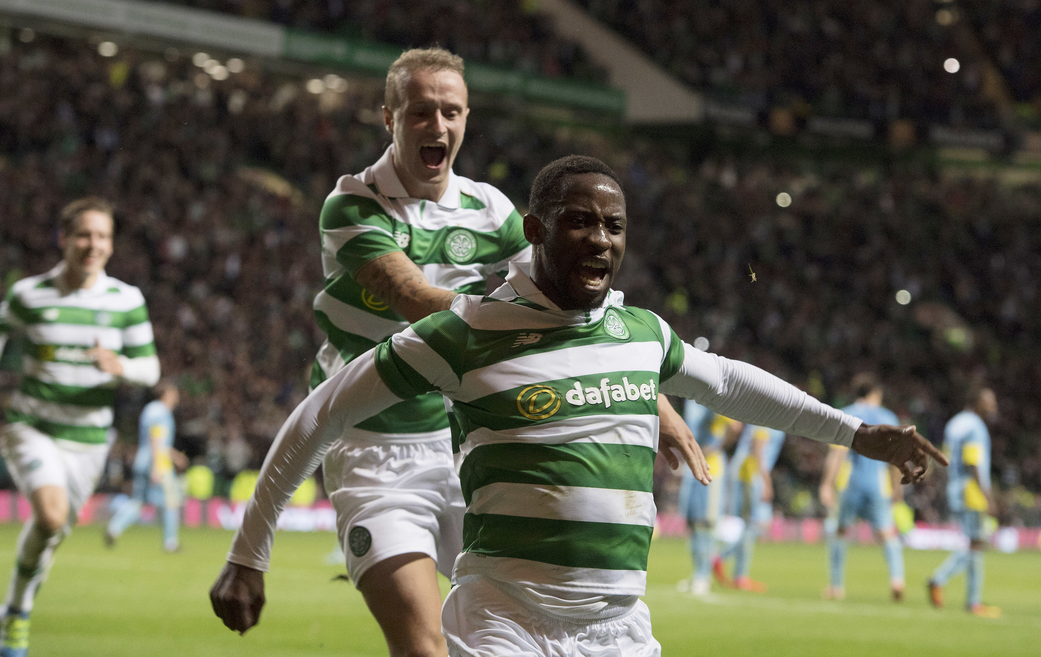 Celtic's Moussa Dembele and Leigh Griffiths (SNS Group)