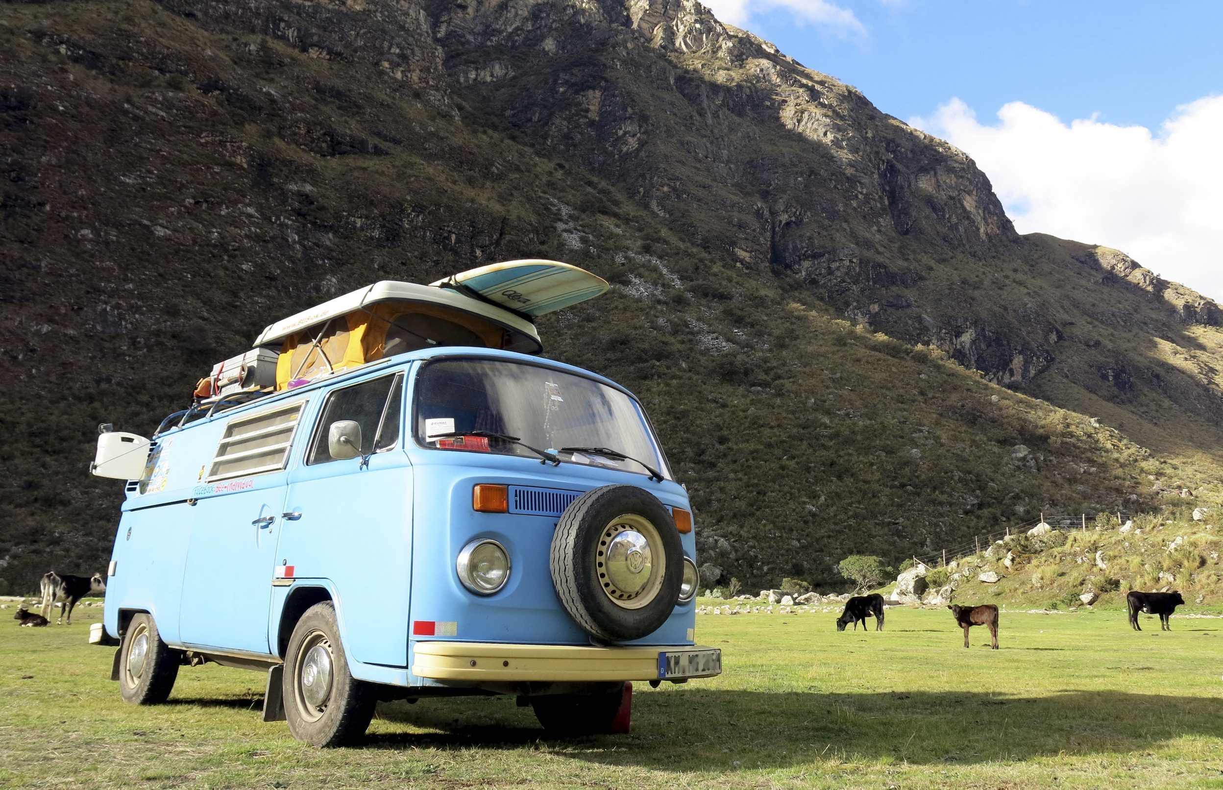 A blue VW from 1973 (Getty Images)