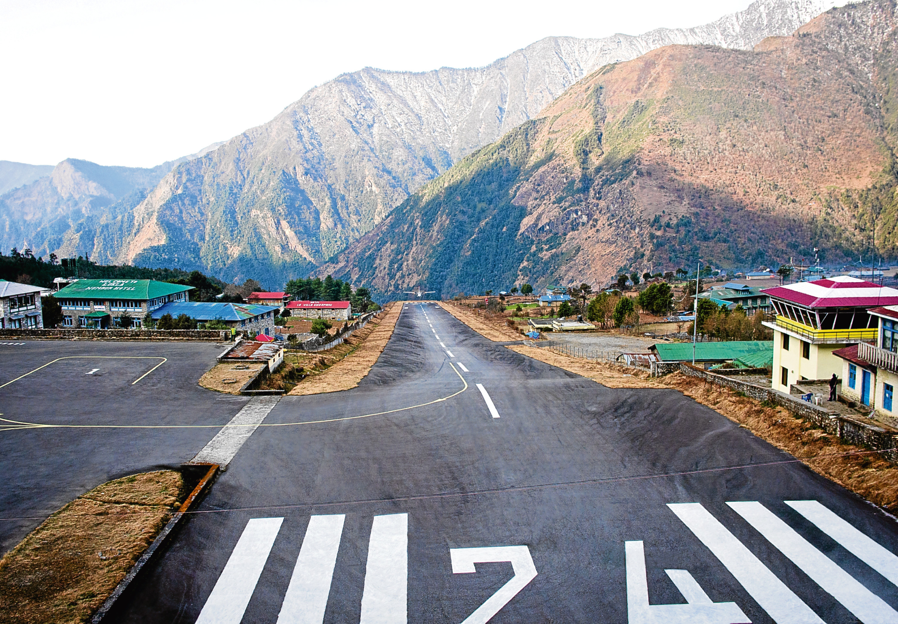 Tenzing-Hillary Airport in Lukla, Nepal.