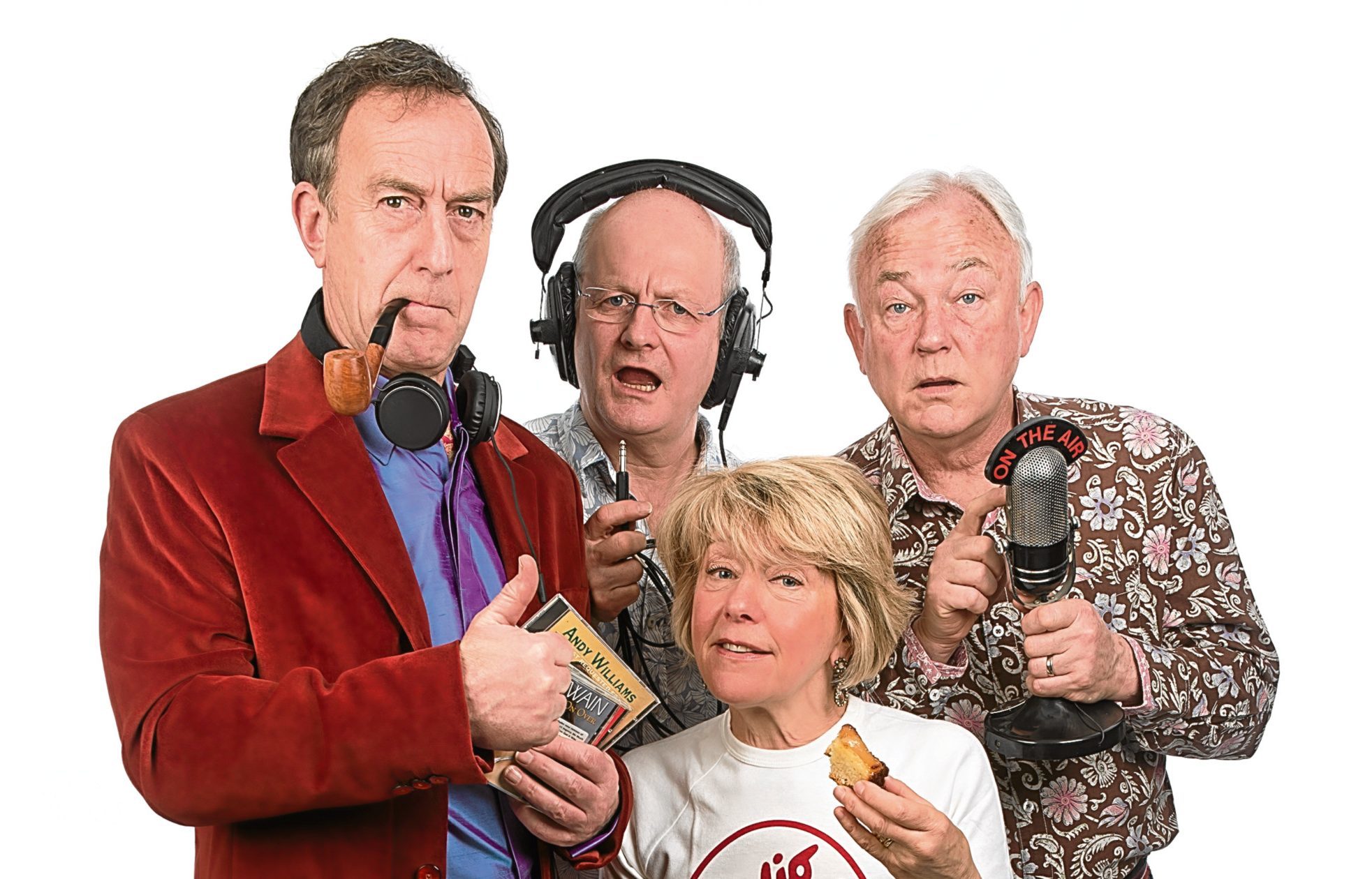 Angus Deayton and the Radio Active cast (Steve Ullathorne)