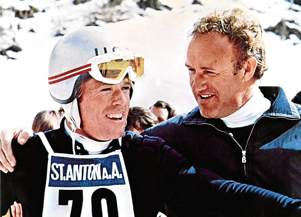 Redford with Gene Hackman (Allstar/PARAMOUNT)