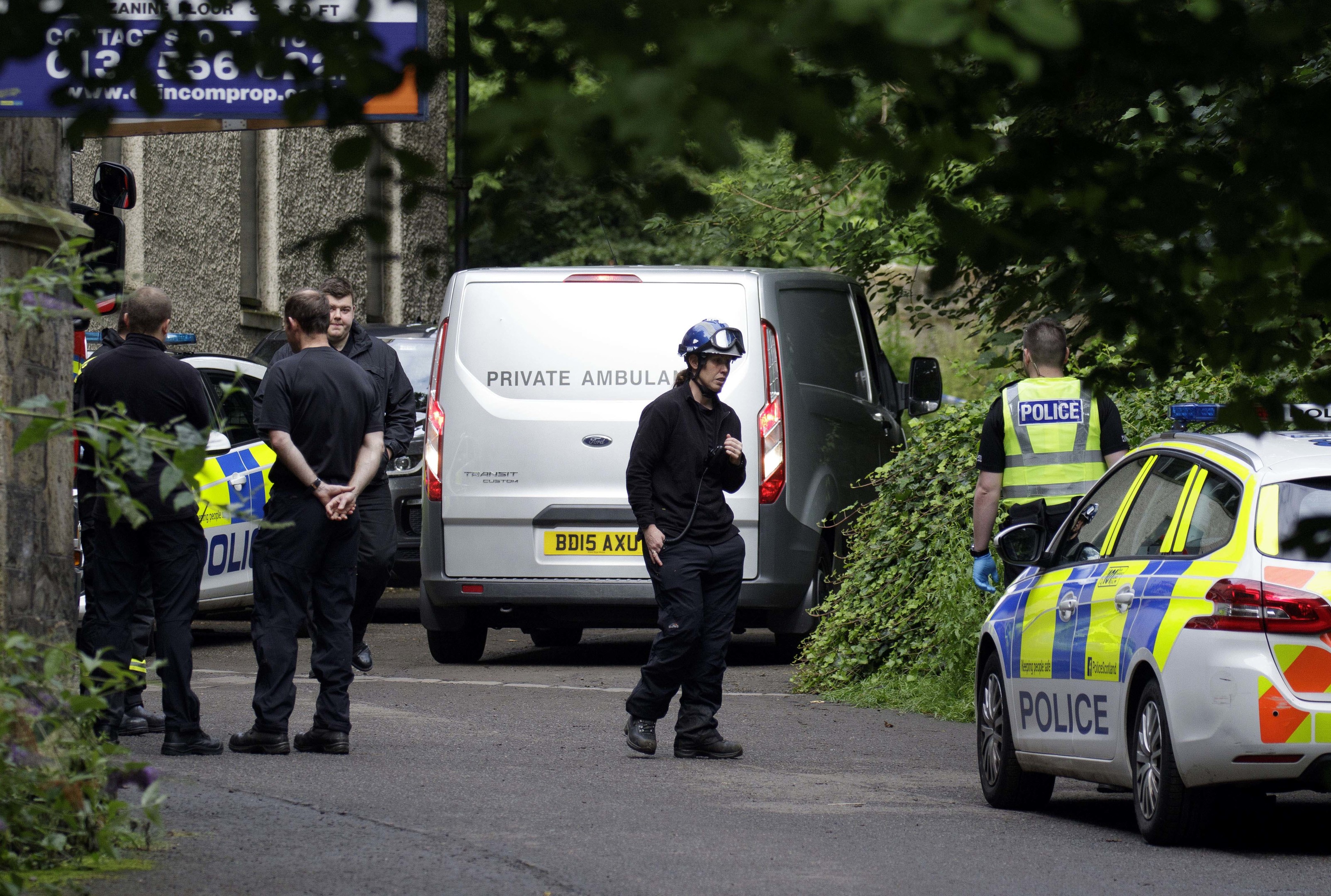 Man killed at Miller Row, Dean Village when a tree fell on his tent (Alan Simpson)