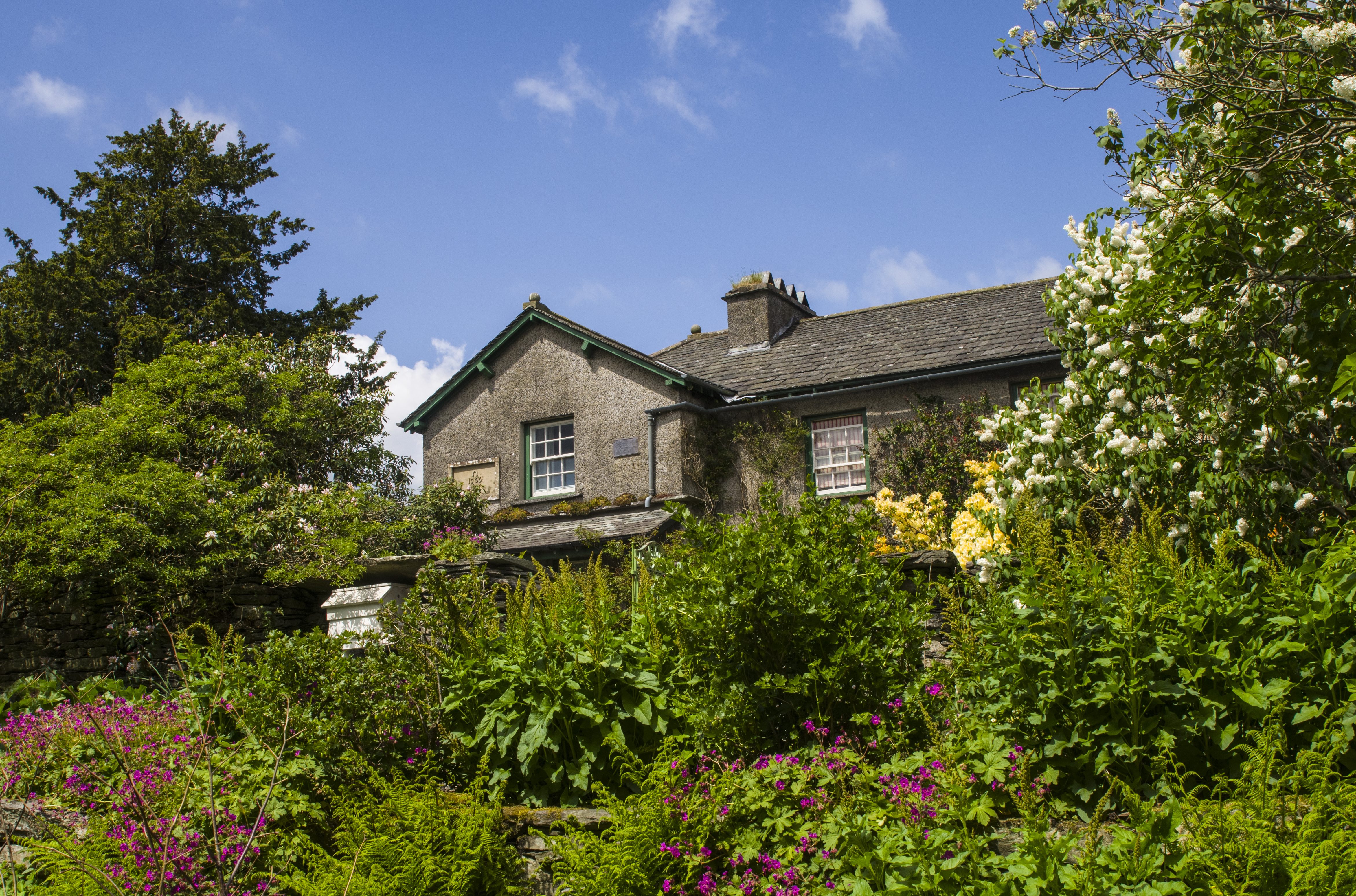 The beautiful grounds of Hill Top - a 17th Century House once home to children's author Beatrix Potter