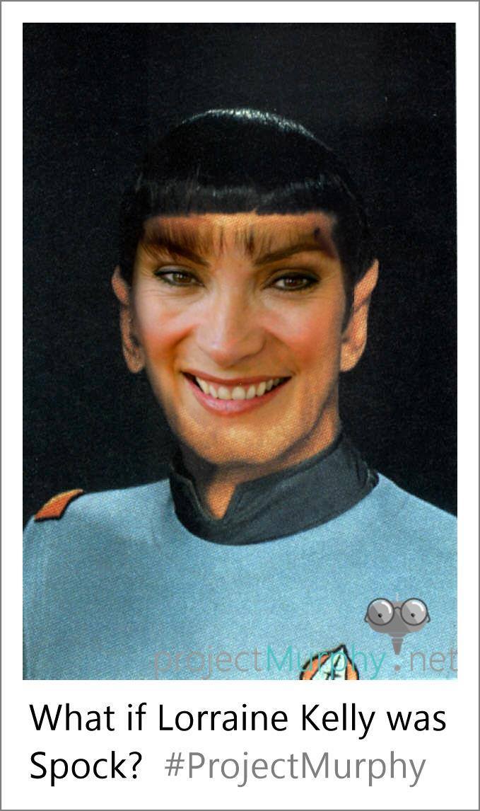 Lorraine Kelly as Spock