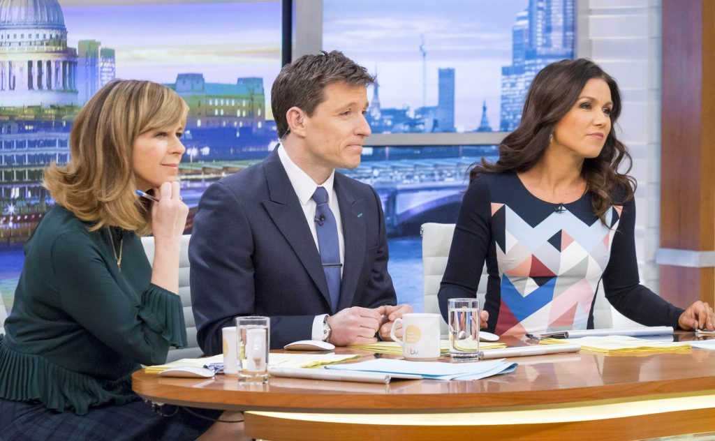 Kate Garraway, Ben Shephard and Susanna Reid present GMB ( ITV)