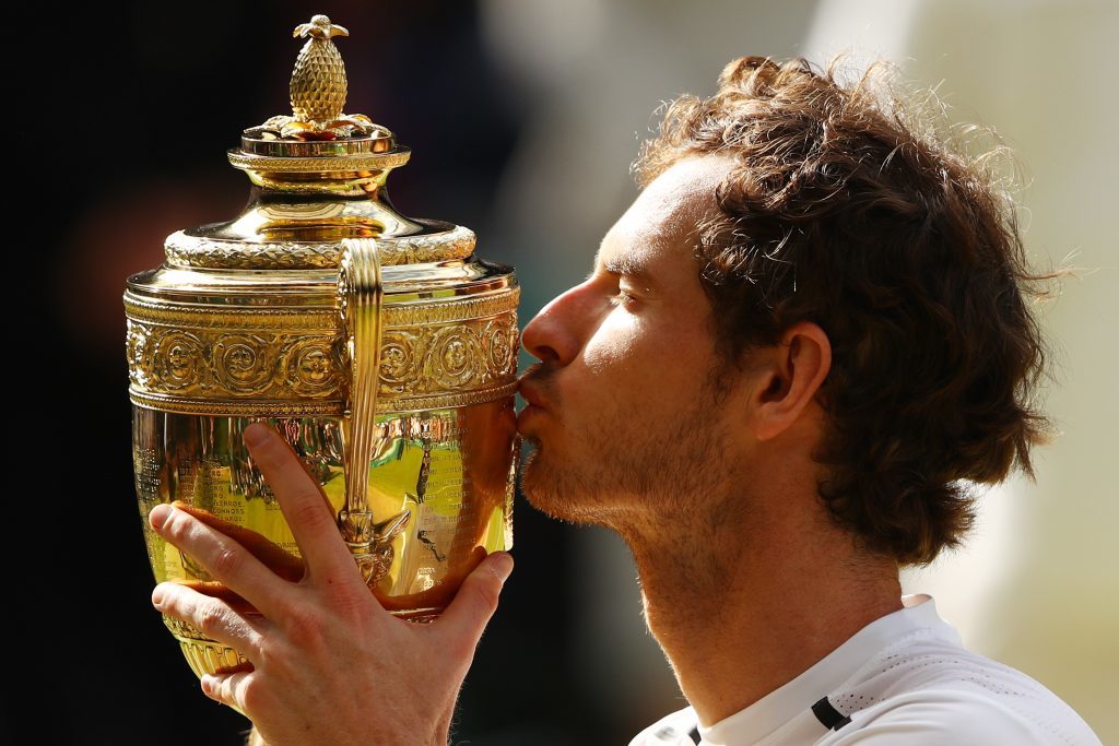 Andy wins his second Wimbledon title (Clive Brunskill/Getty Images)