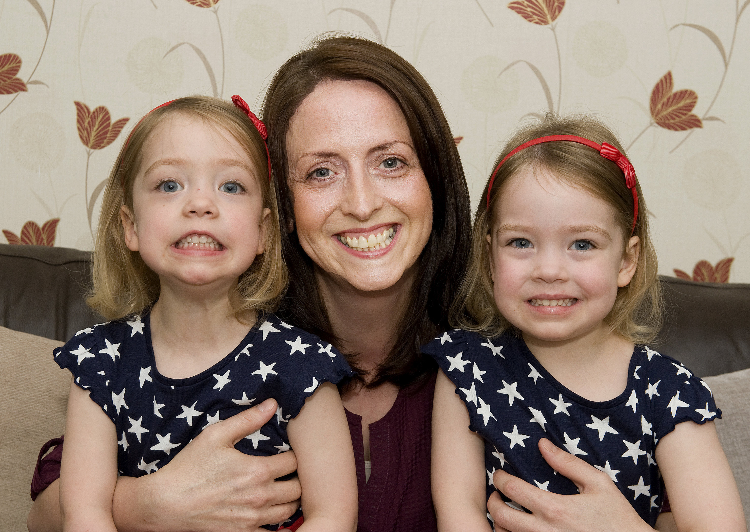 Alice and Emily with Mum Margaret (Craig Halkett Photography)