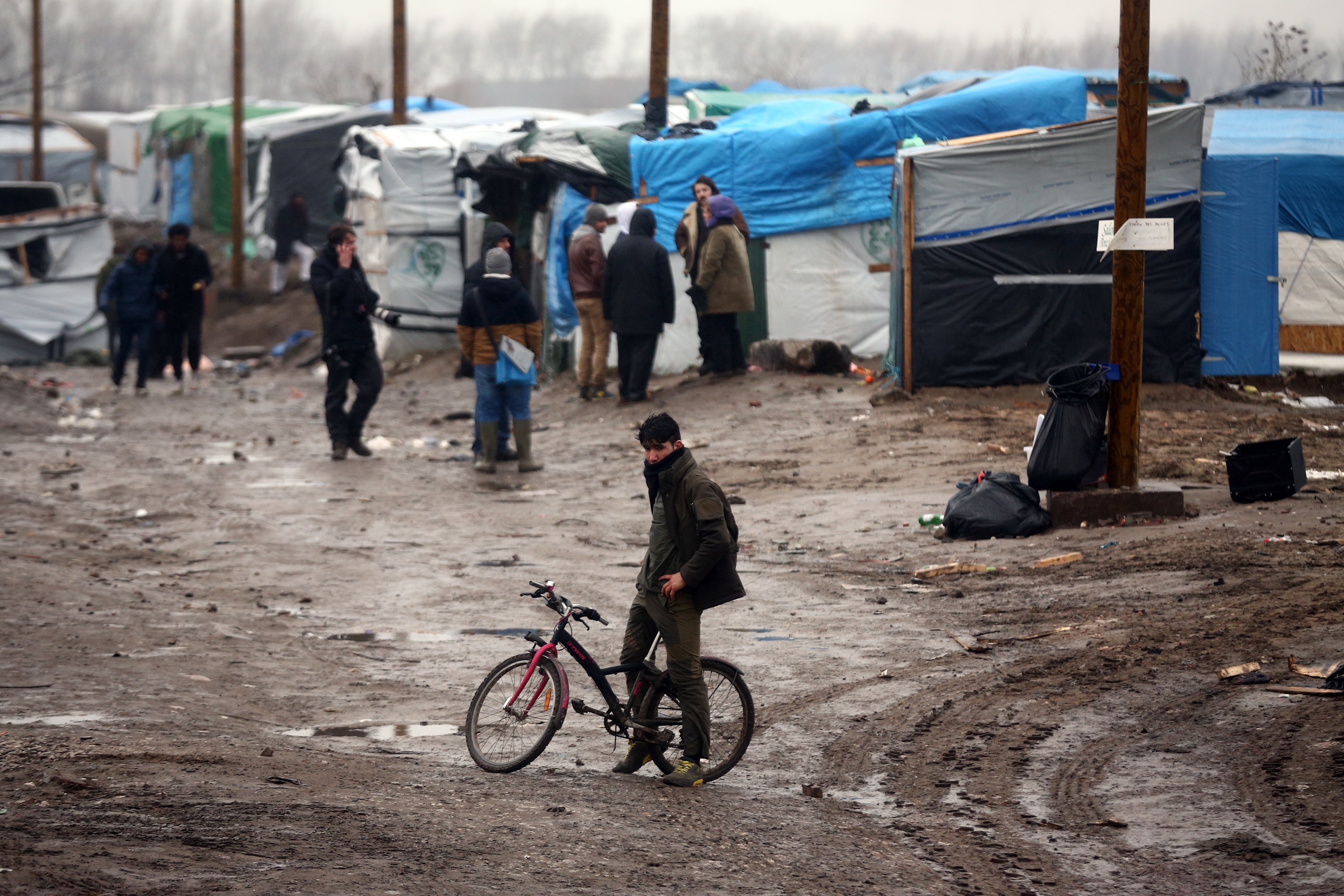 The "jungle" migrant camp in Calais (Carl Court/Getty Images)