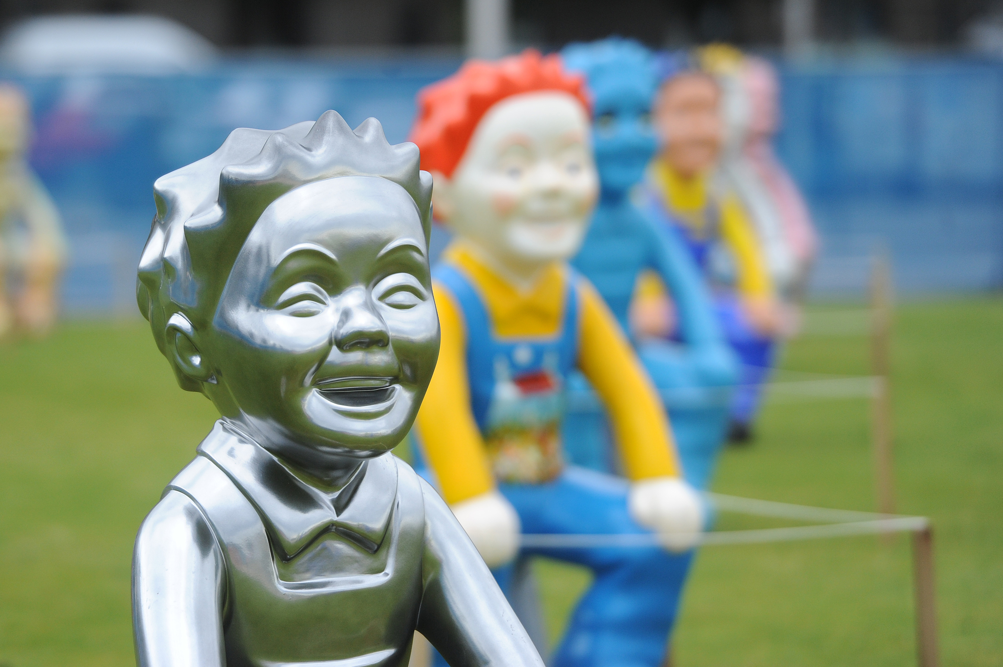 Oor Wullies in Slessor Gardens, Dundee (Kim Cessford / D C Thomson)