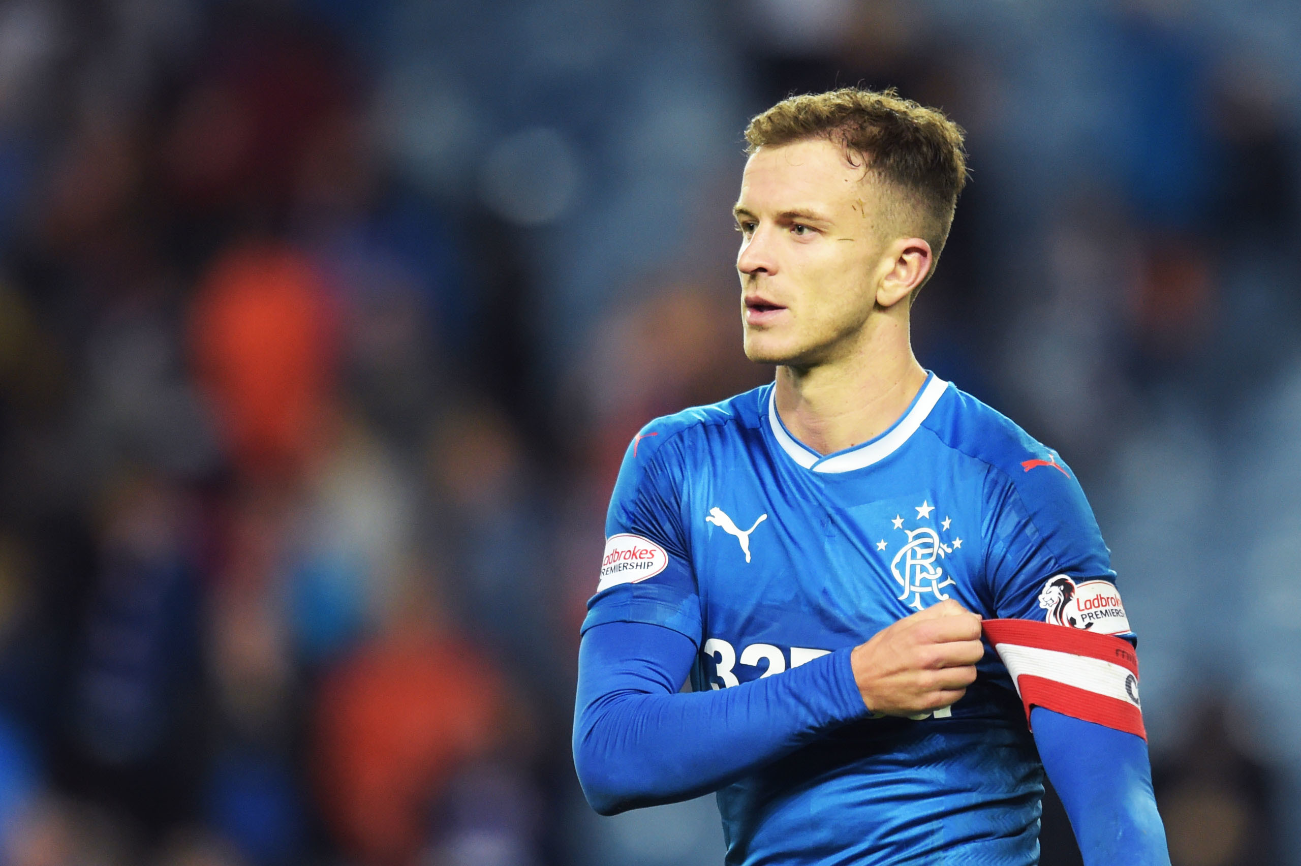 Rangers captain for the night Andy Halliday (SNS Group / Craig Williamson)