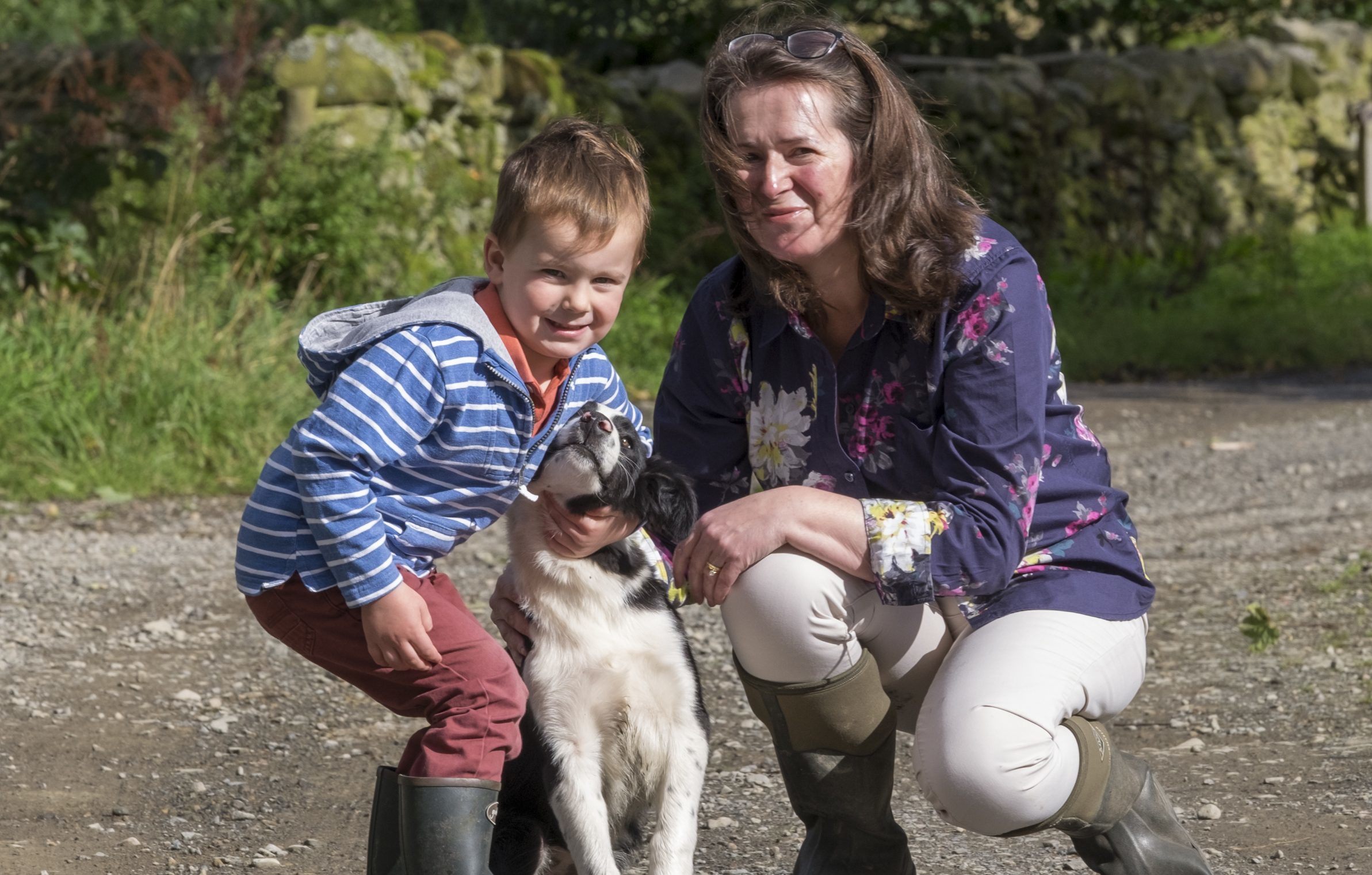 Ena Mitchell and her grandson Charlie (Rob Gray)