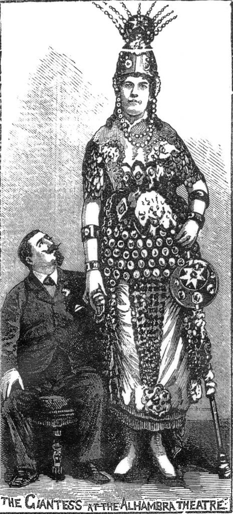 Tales of a giant lady and sleepwalkers entertained the Victorian people.