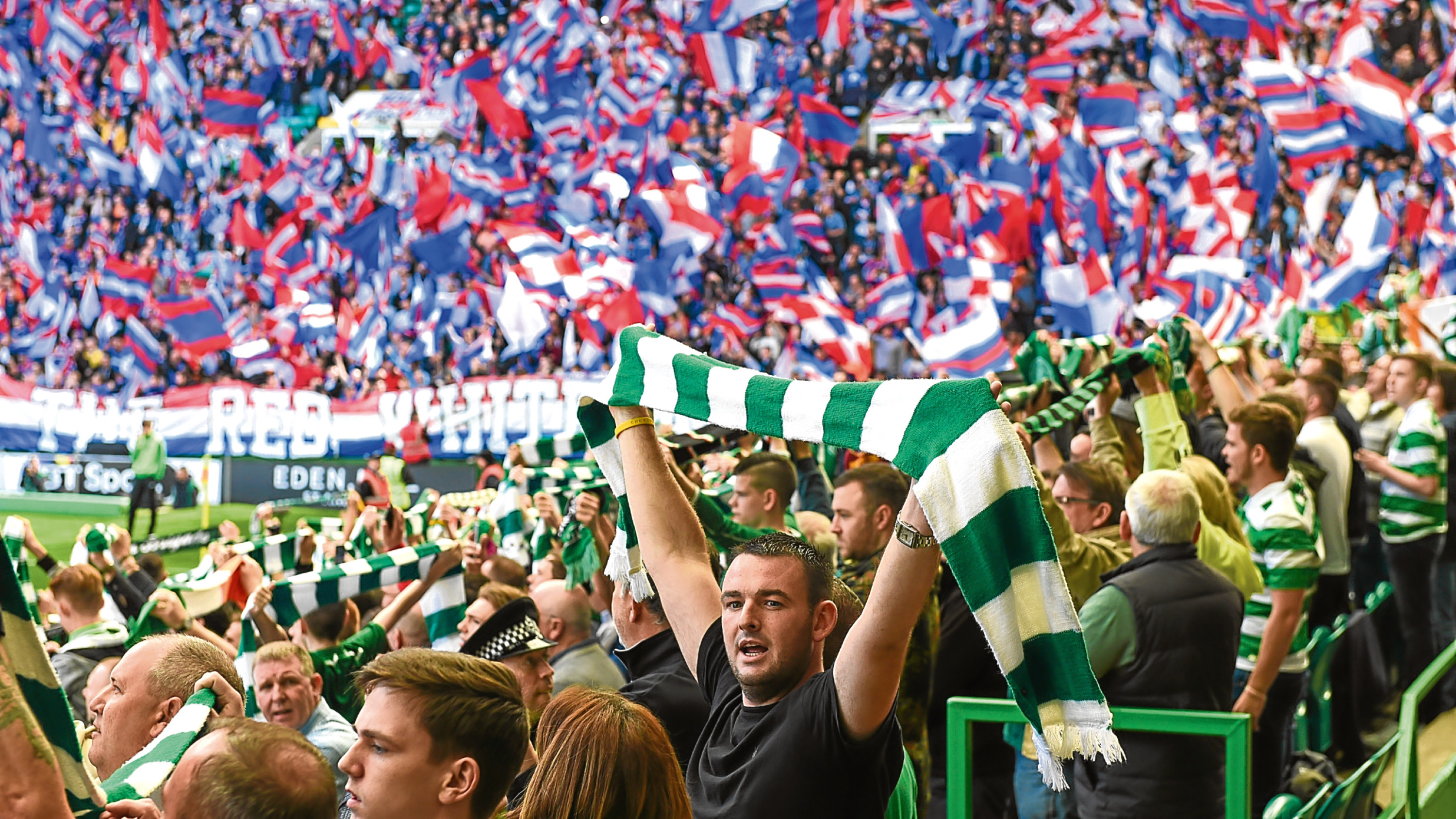 Celtic and Rangers fans