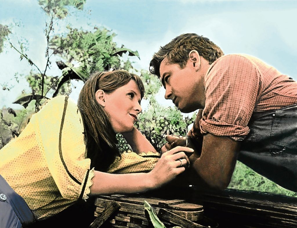 Dean with Julie Harris in East of Eden, 1955 (Allstar/WARNER BROS) 