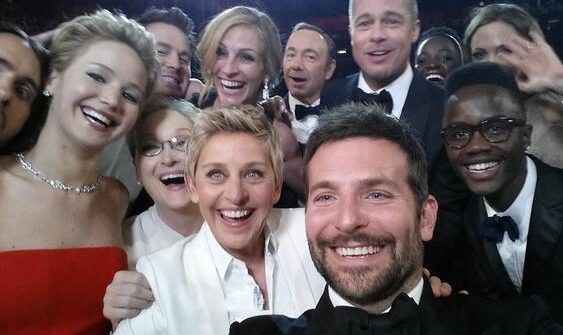 Ellen's famous Oscars selfie