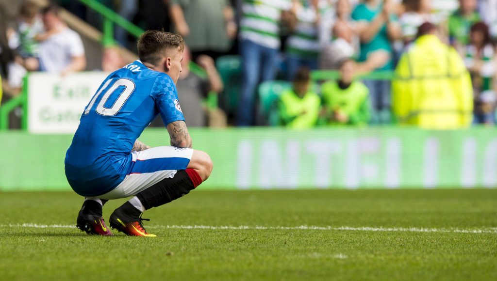 Rangers' Barrie McKay at full time (SNS Group / Sammy Turner)