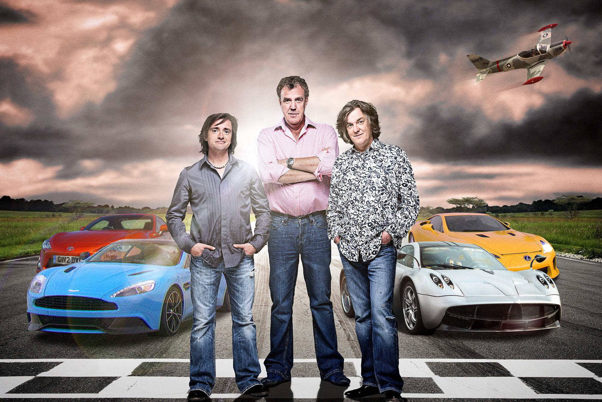 Top Gear: Richard Hammond, Jeremy Clarkson, James May (BBC Worldwide/ Justin Leighton)