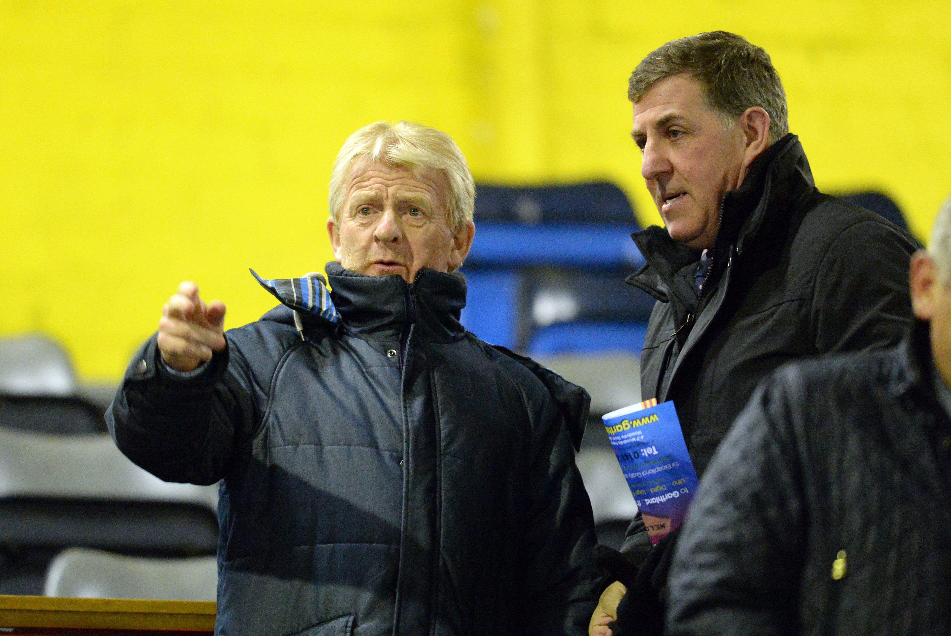 Scotland Manager Gordon Strachan (left) and coach Mark McGhee (SNS Group)