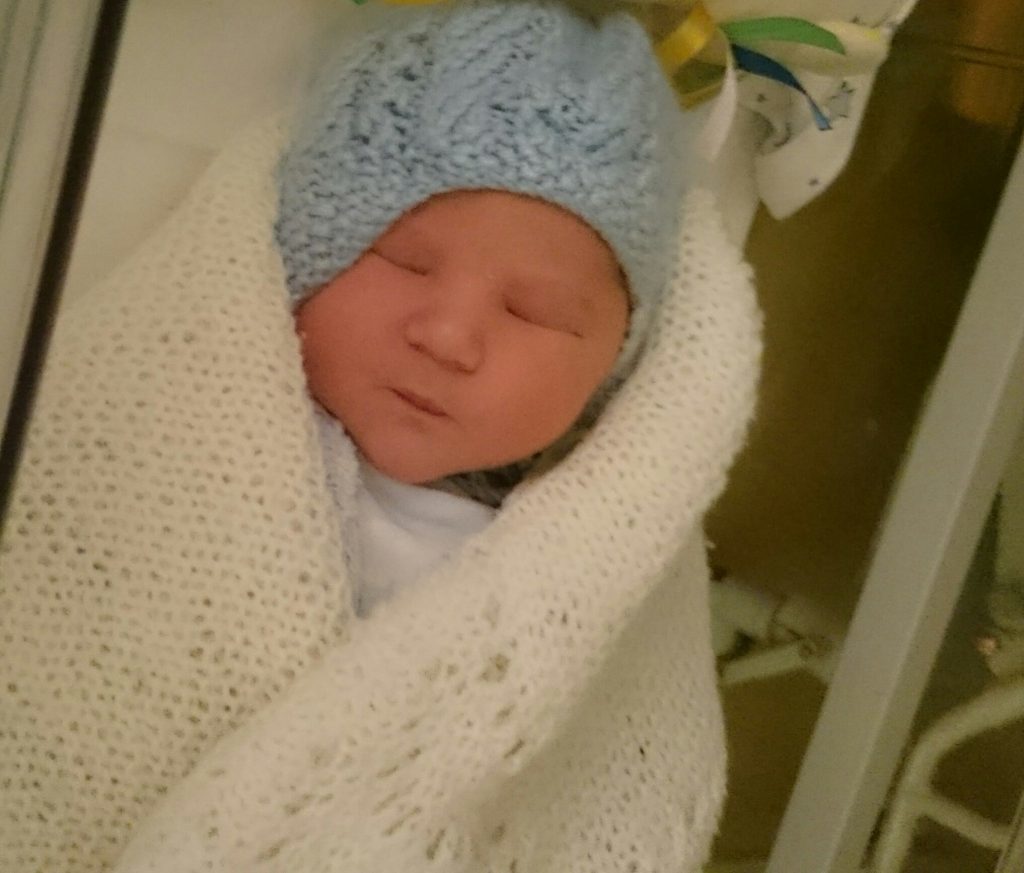 Alexander as a newborn baby