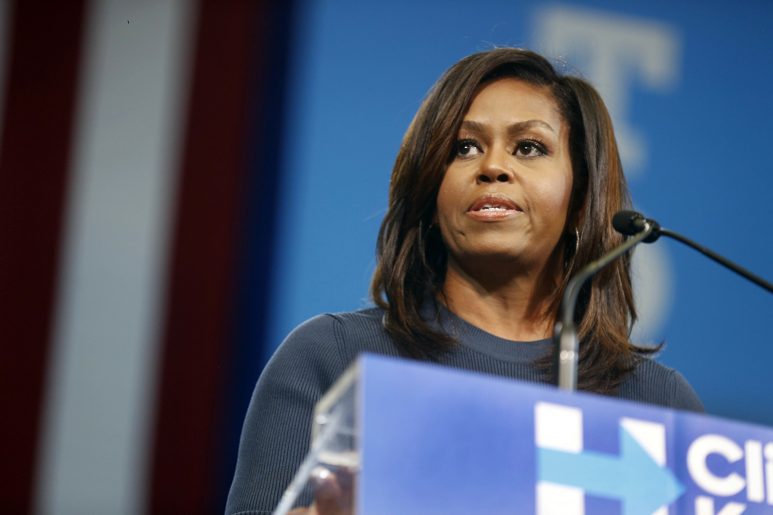 First lady Michelle Obama (AP Photo/Jim Cole)