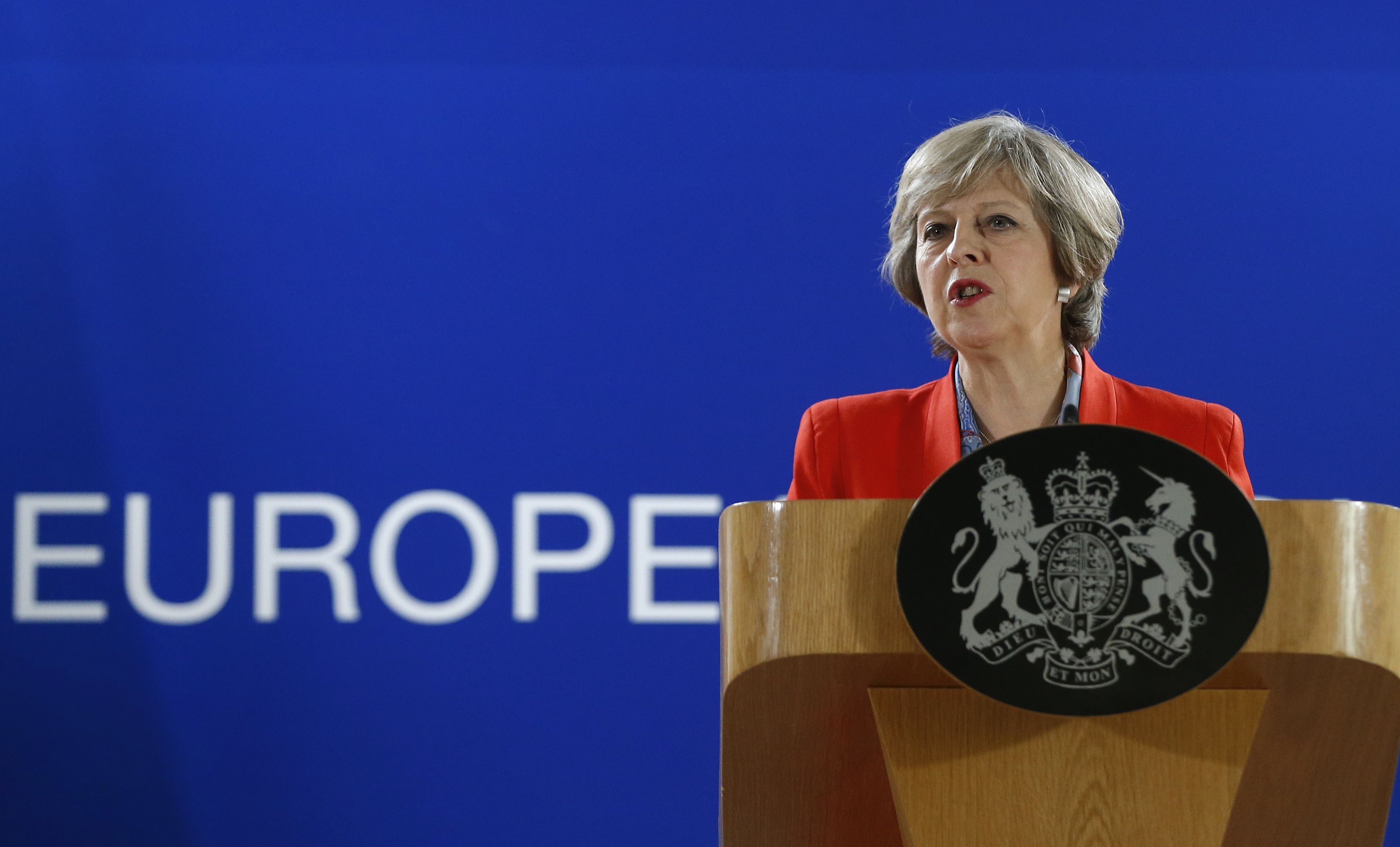 British Prime Minister Theresa May (AP Photo/Alastair Grant)