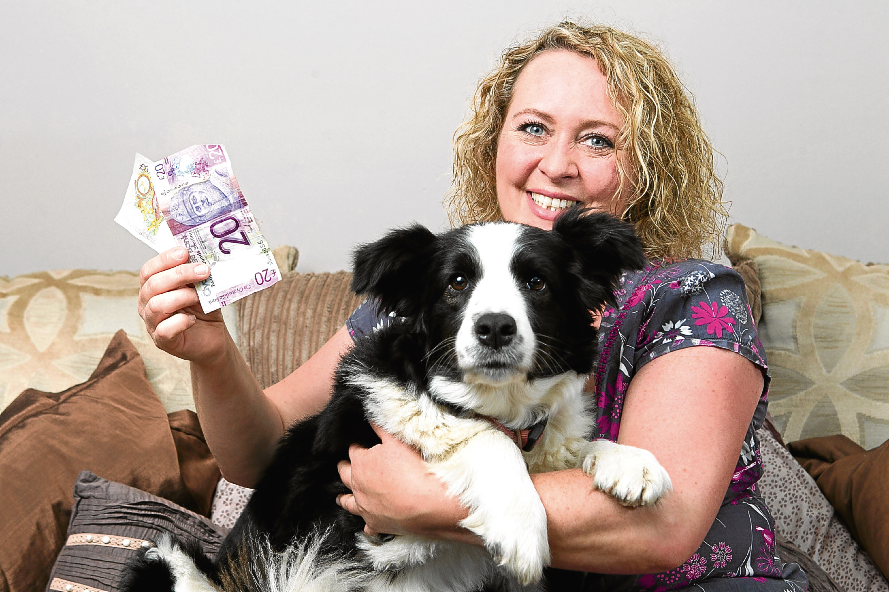 Catriona Main and her dog Belle (Andrew Cawley/DC Thomson)